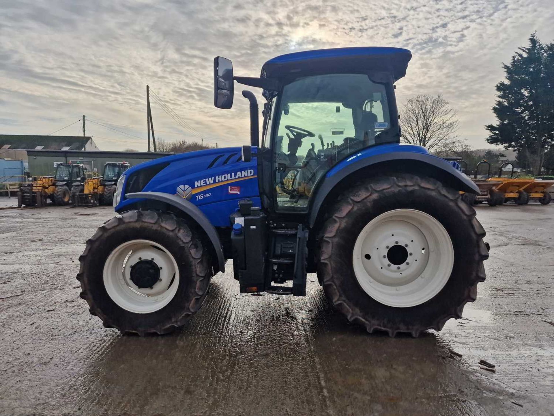 2019 New Holland T6.180 4WD Tractor, Cab Suspension, 3 Spool Valves, Push Out Hitch, A/C - Image 3 of 28