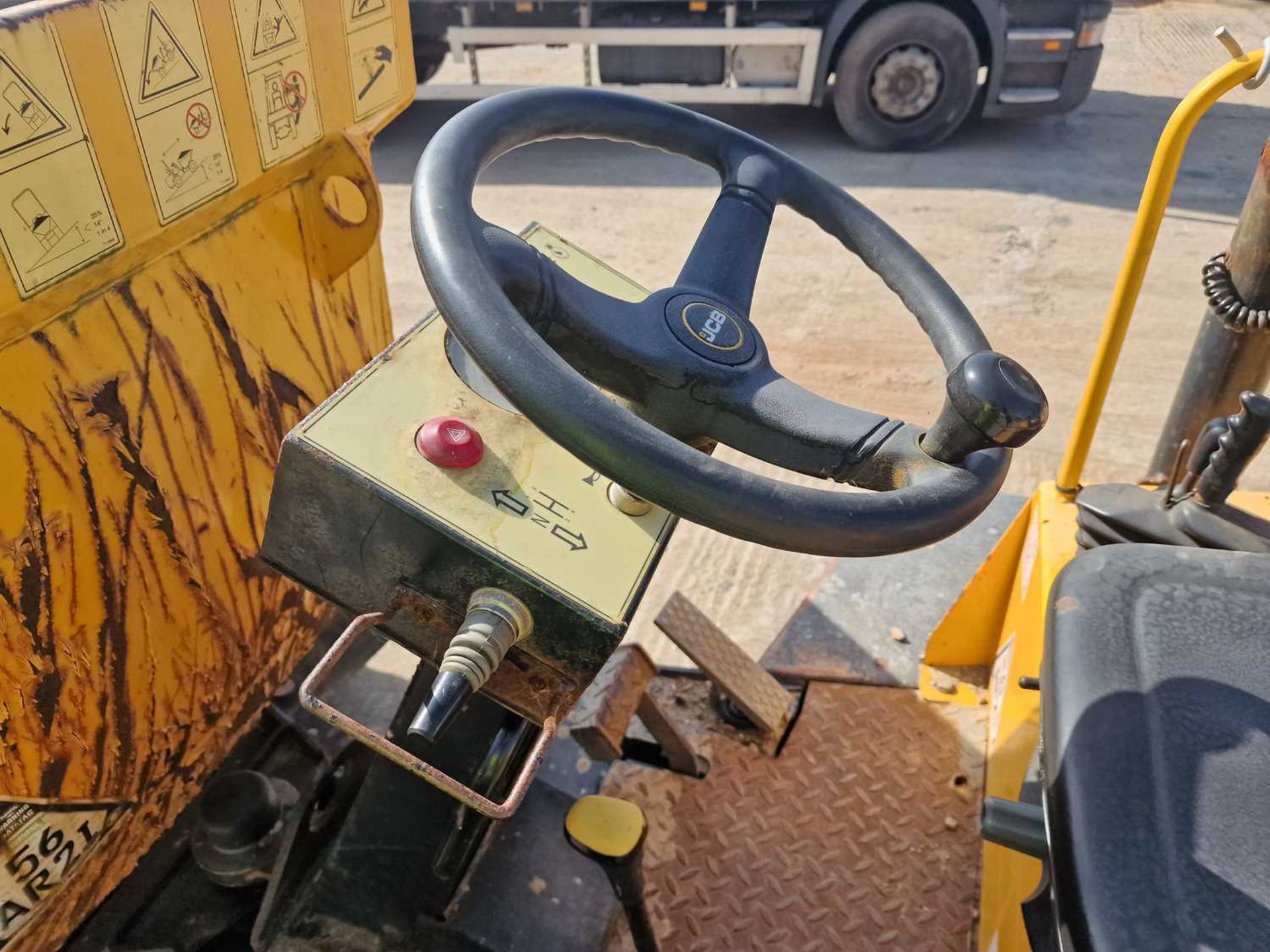 JCB 6TST 6 Ton Swivel Skip Dumper, Folding Roll Bar - Image 20 of 46