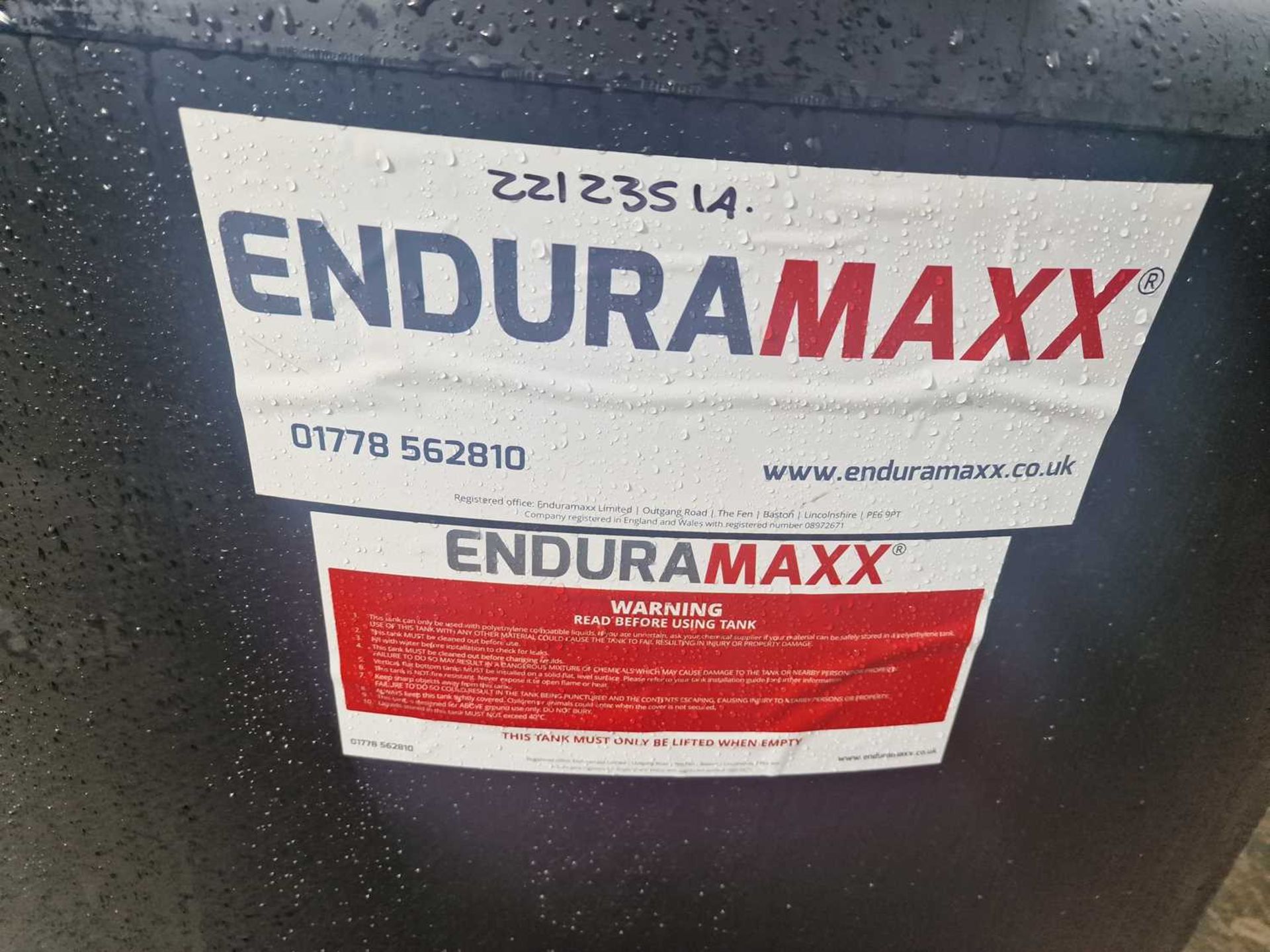 2023 Unused Enduramaxx 3,500 Litre Vertical Water Tank with 2" Outlet - Image 5 of 5