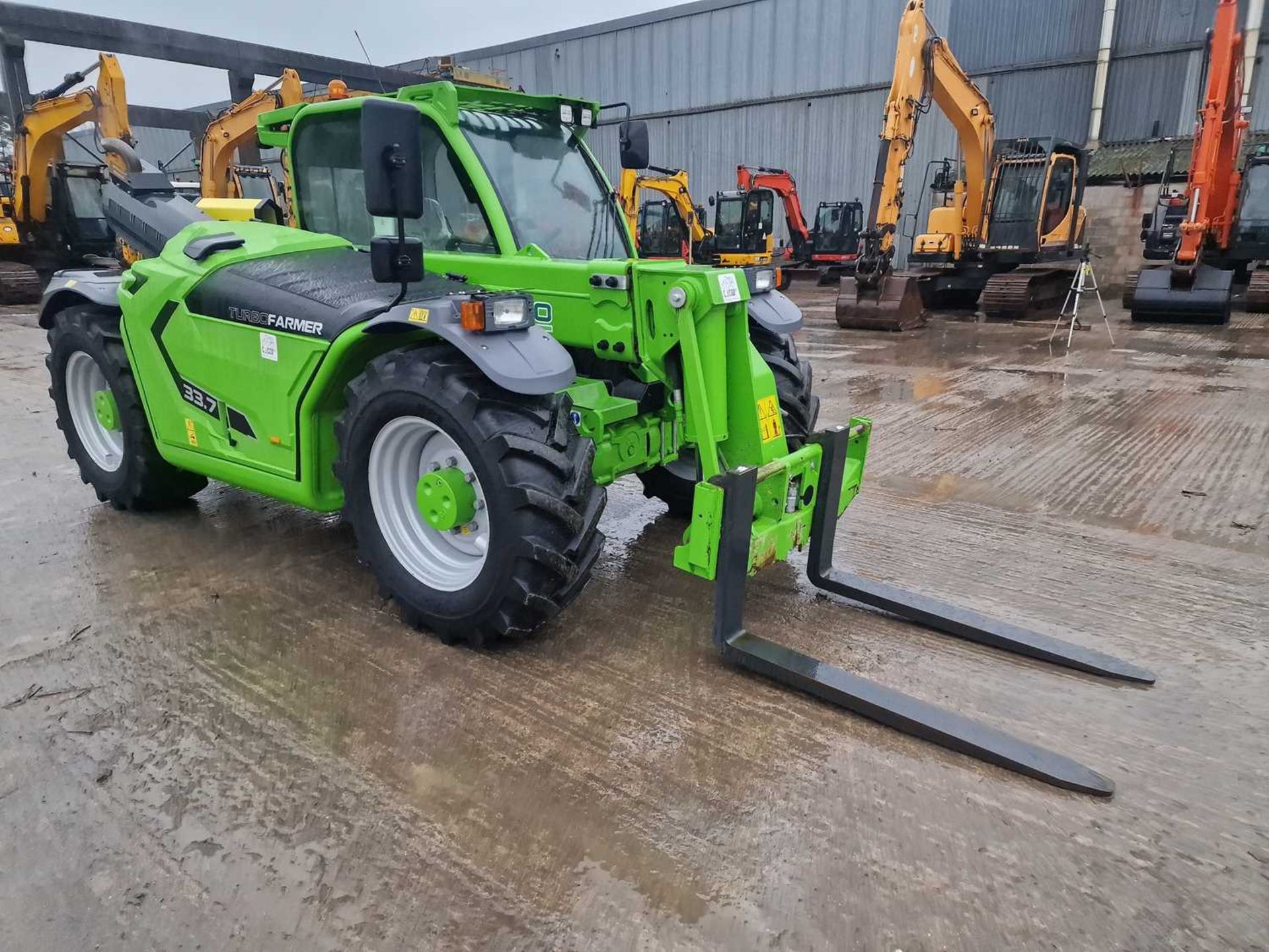 2021 Merlo TF33.7-115 Turbo Framer Telehandler, Joystick Controls, Boom Suspension, PUH, QH, WLI, A/ - Image 7 of 24