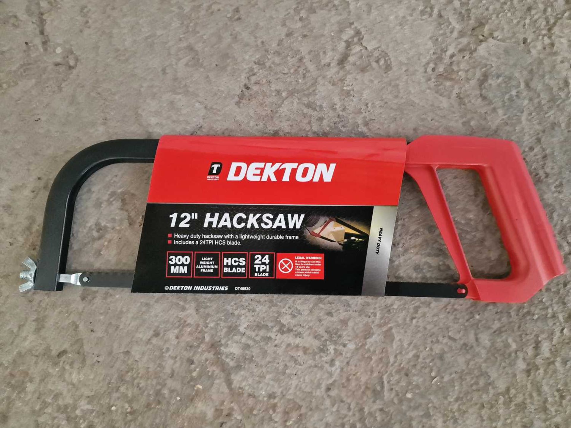 Dexton 12" Hack Saw (24 TPI HCS Blade) (2 of) - Image 2 of 2