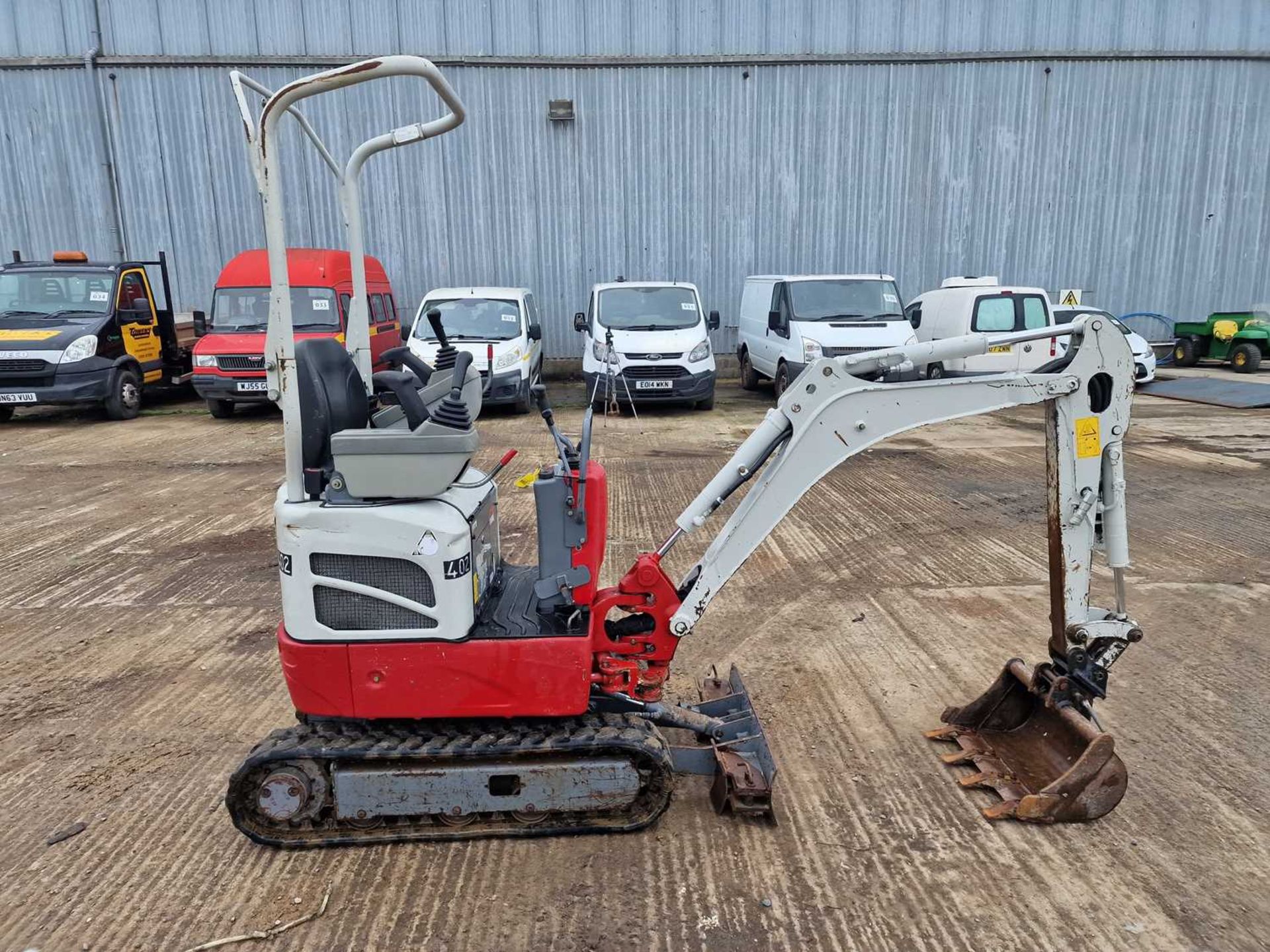2019 Takeuchi TB210R Rubber Tracks, Blade, Offset, Manual QH, Piped, Expanding Undercarriage, Roll B - Image 70 of 96