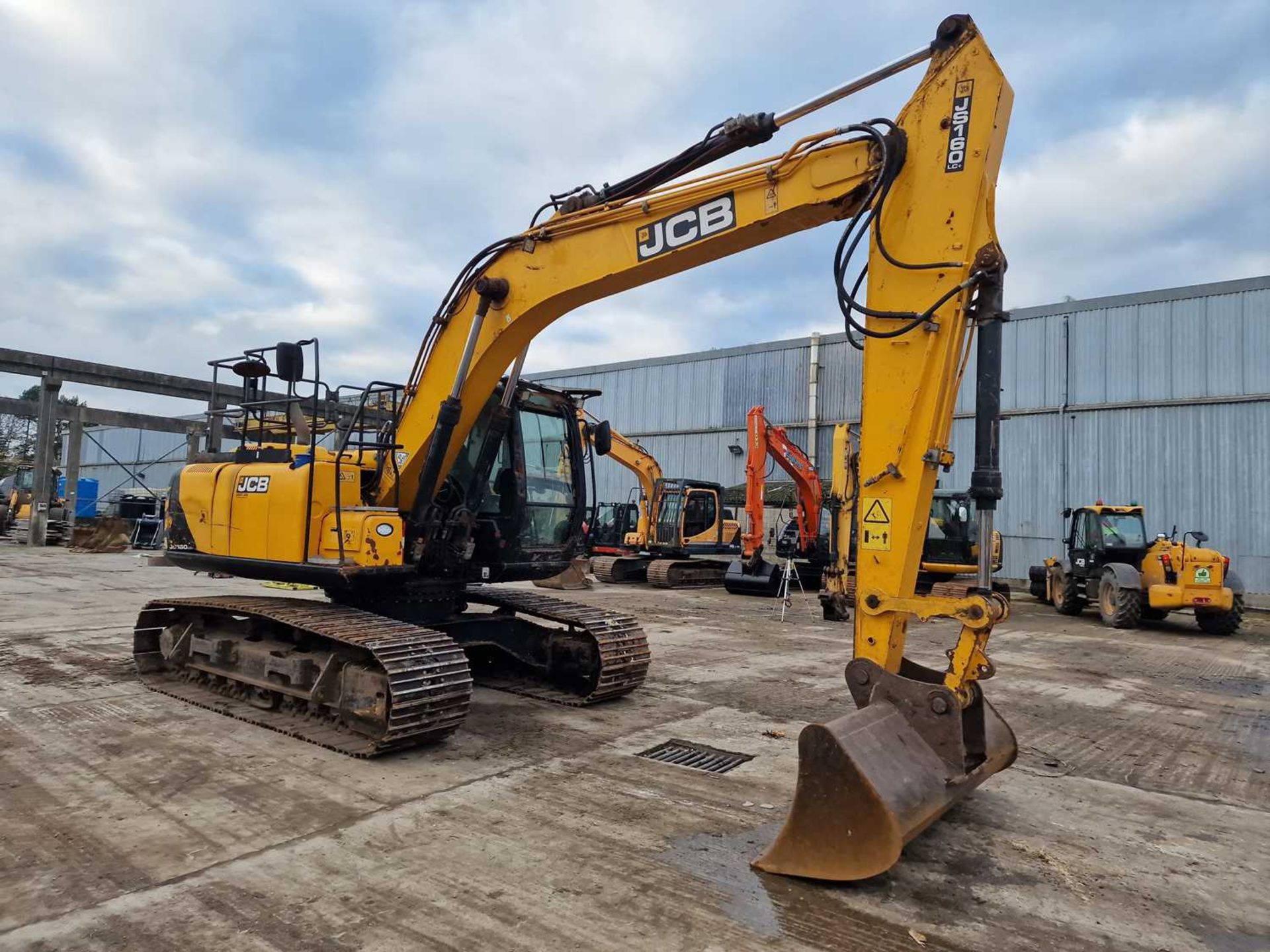 2017 JCB JS160LC, 700mm Steel Tracks, CV, Piped, Reverse Camera, A/C (EPA Compliant) - Image 7 of 37