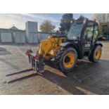 2016 JCB 535-95 Turbo Powershift Telehandler, Reverse Camera, WLI, Forks (EPA Compliant)