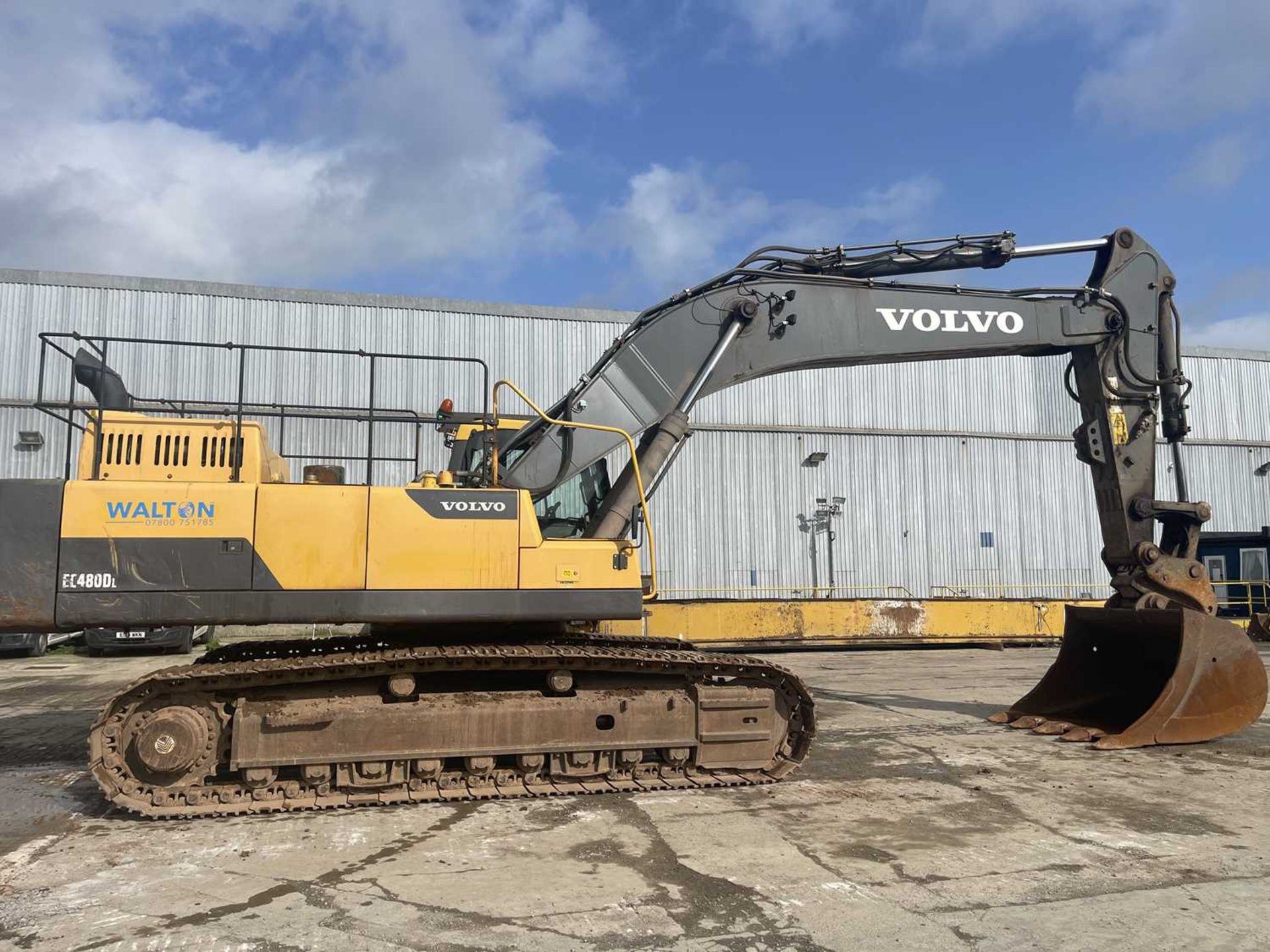 2014 Volvo EC480DL, 800mm Steel Tracks, CV, Miller Hydraulic QH, Piped, Reverse Camera, A/C - Image 5 of 33