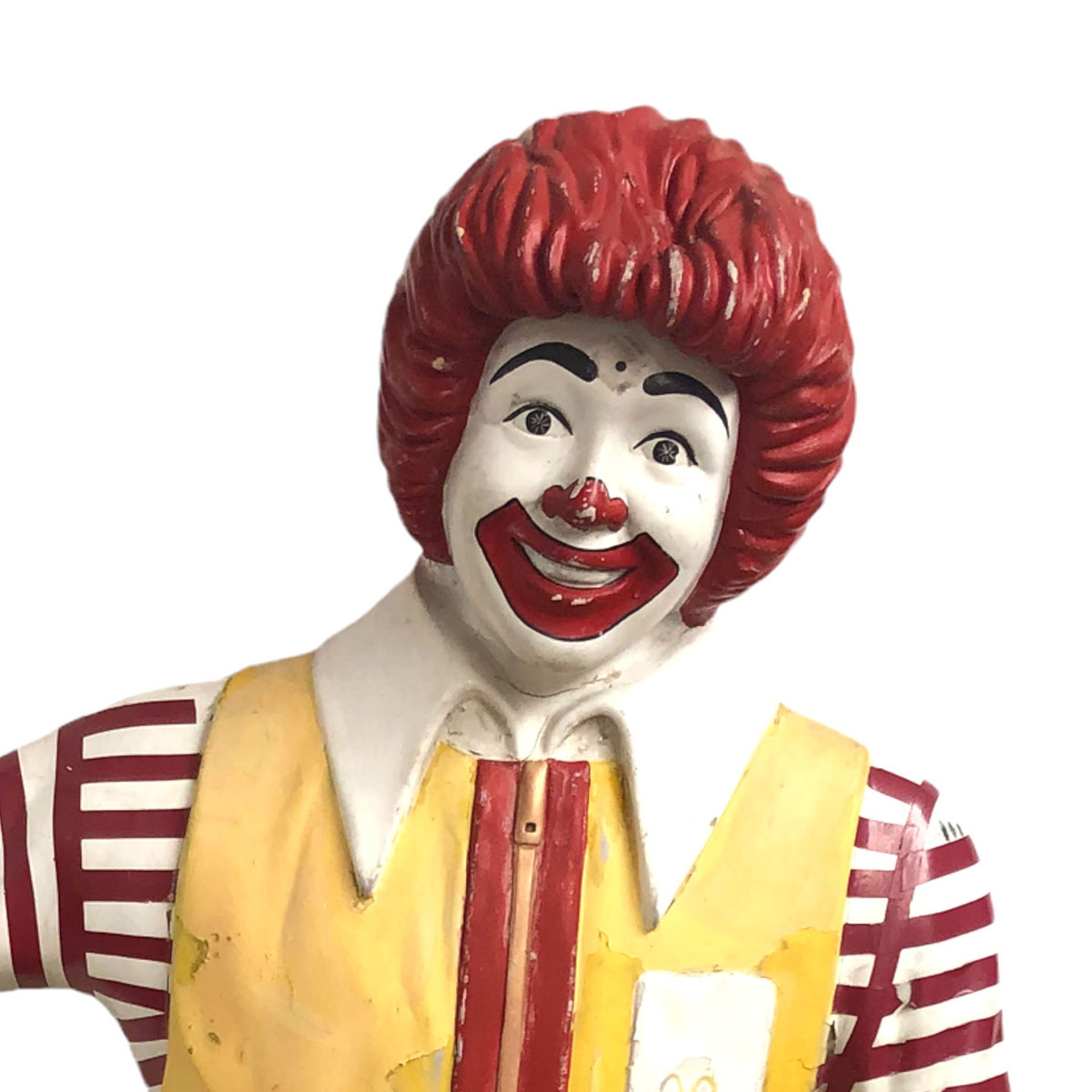 Original Lifesize Seated Ronald McDonald Clown Statue - Image 2 of 10