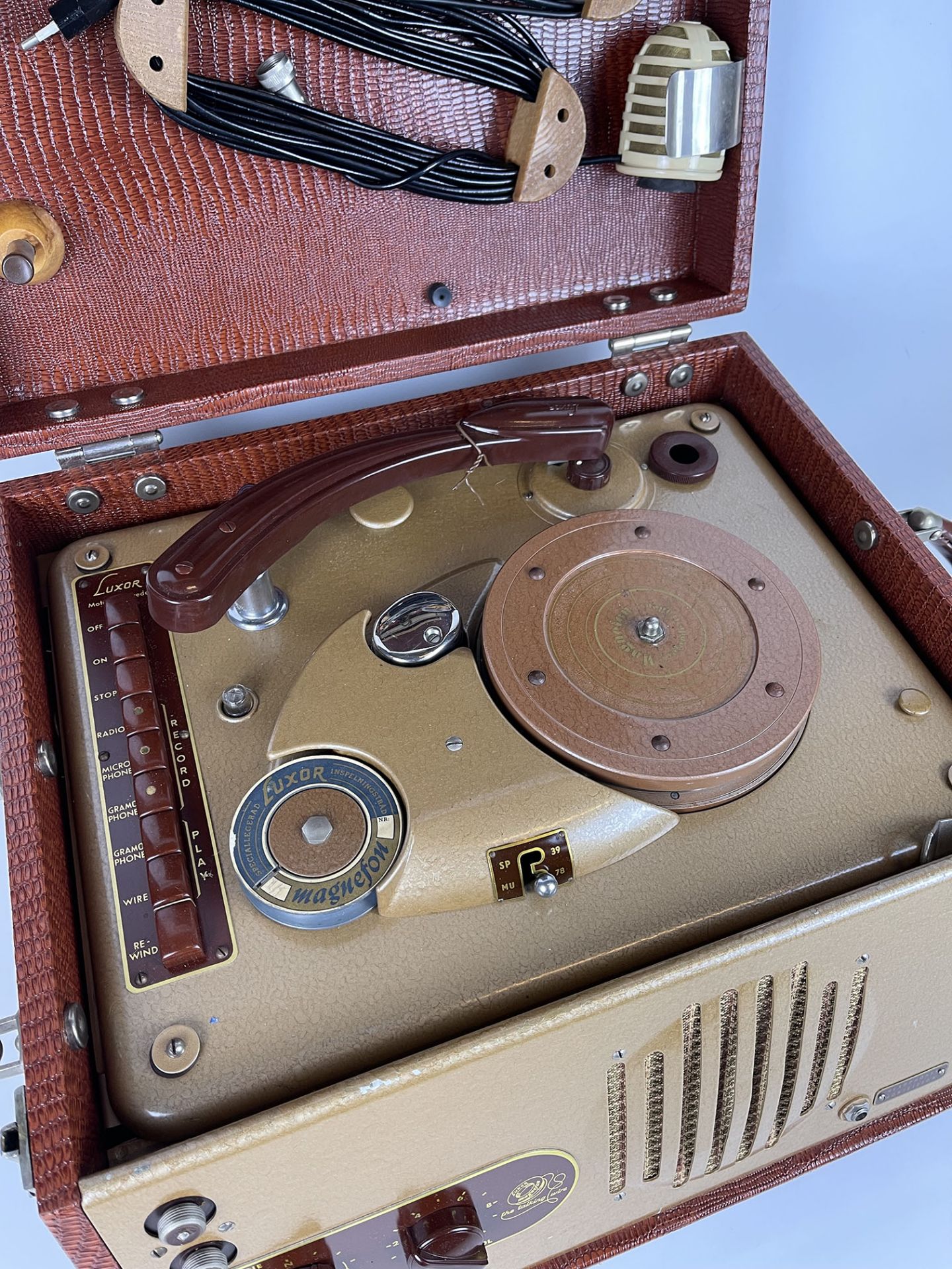 Luxor Disponent 19 PM Sound Recorder/Player, 1951, Sweden. - Bild 5 aus 16