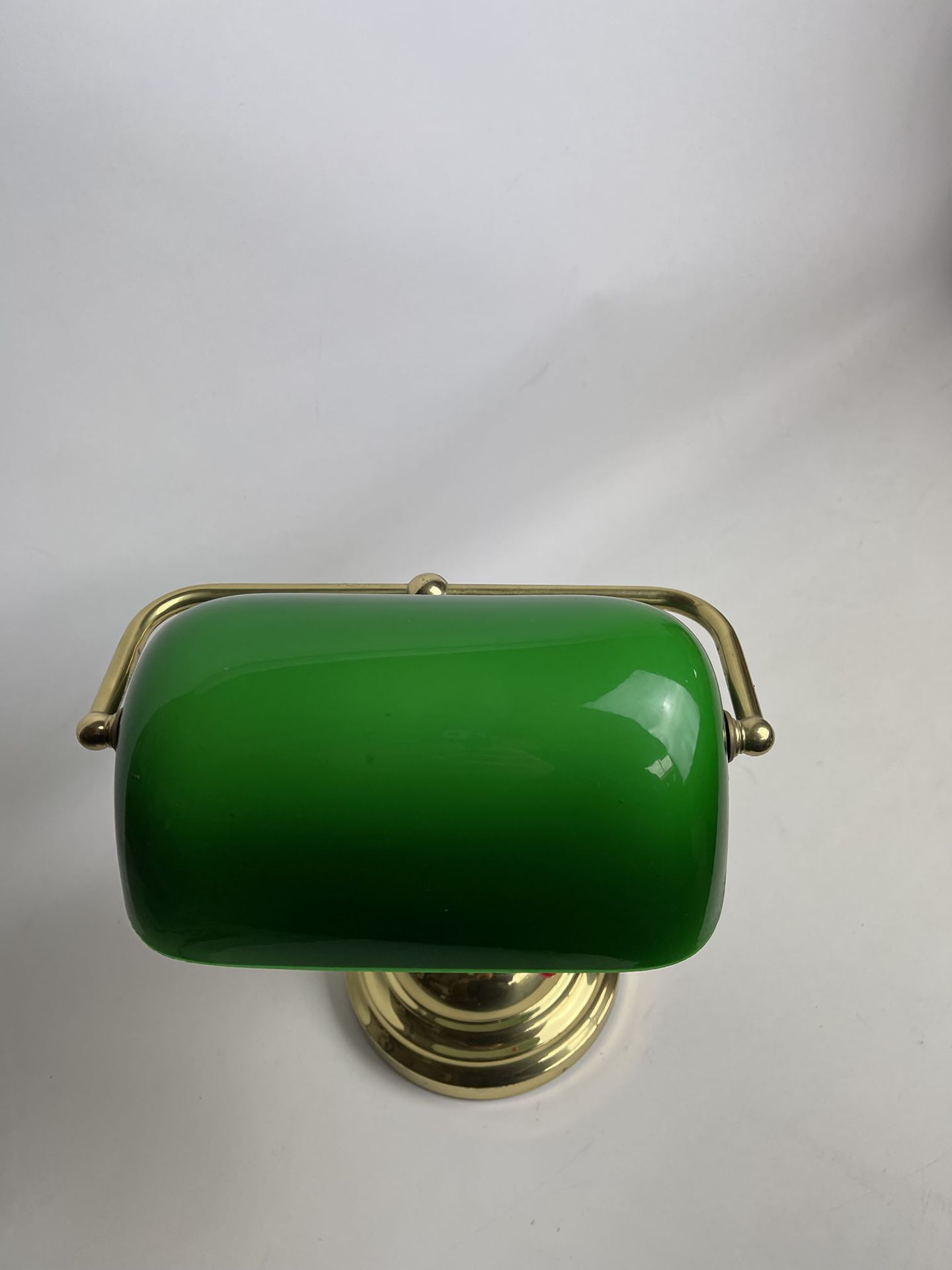 Vintage American Desk Lamp with Green Lamp Shade - Image 10 of 11