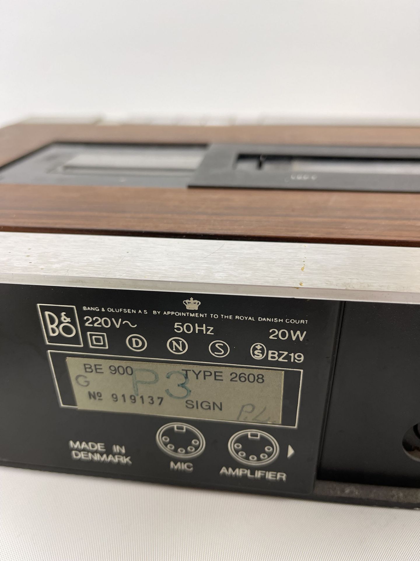 Bang & Olufsen Beocord 900 Cassette-Player/Recorder, 1973-1974, Denmark - Image 8 of 10