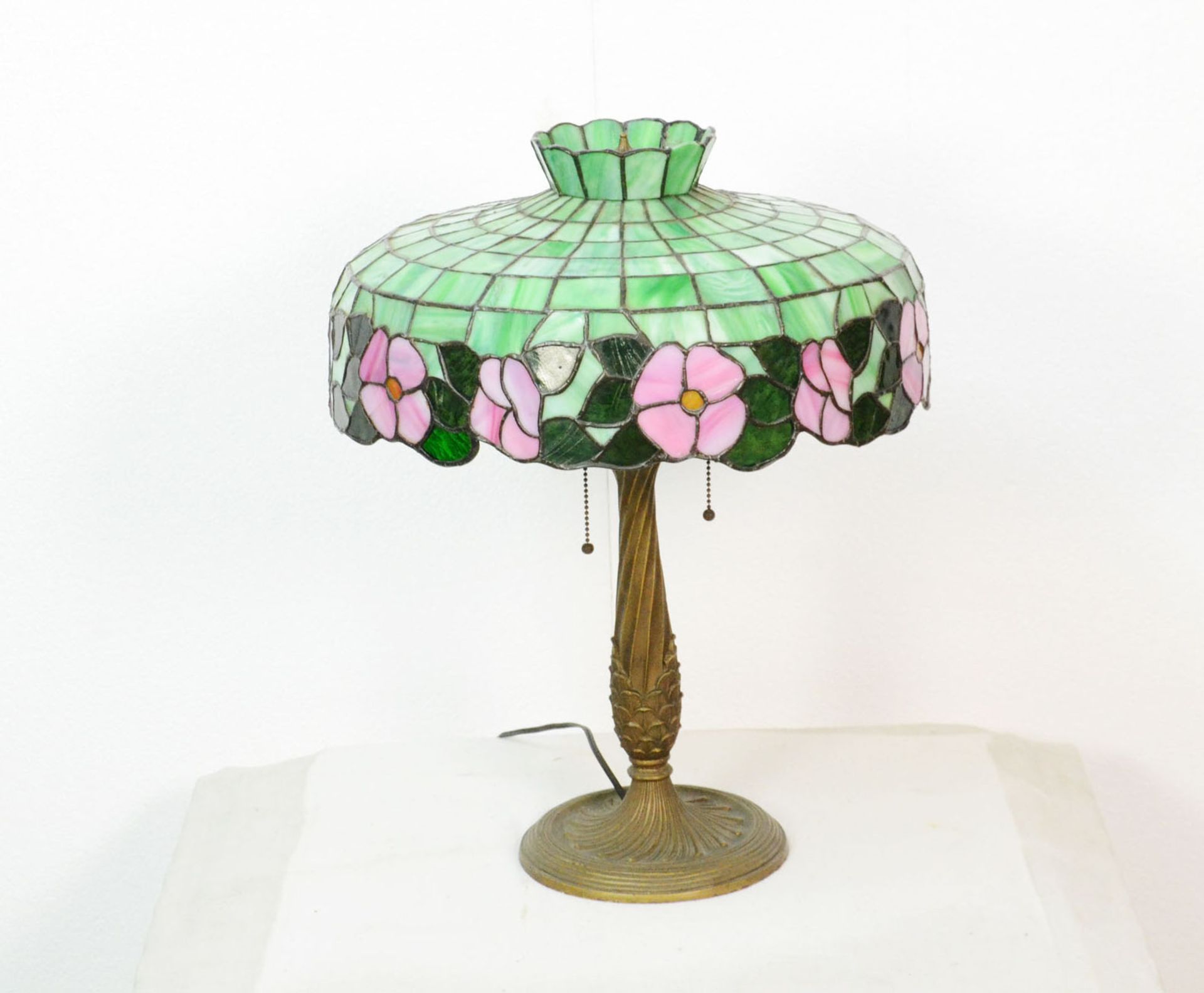 Tiffany style desk lamp - Image 3 of 6