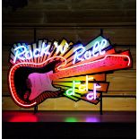 Brand New Rock n' Roll Guitar Neon Sign