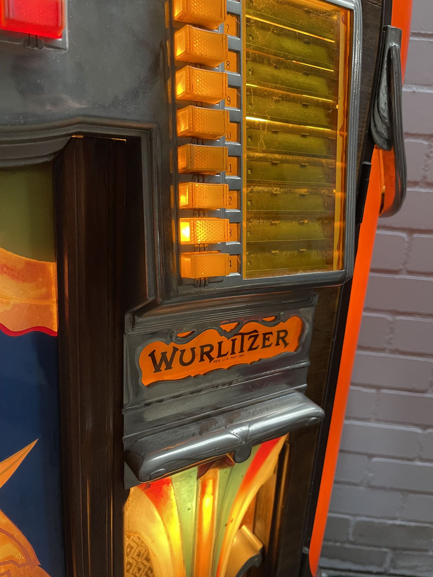 Wurlitzer Model 850 Peacock Jukebox - Image 8 of 15