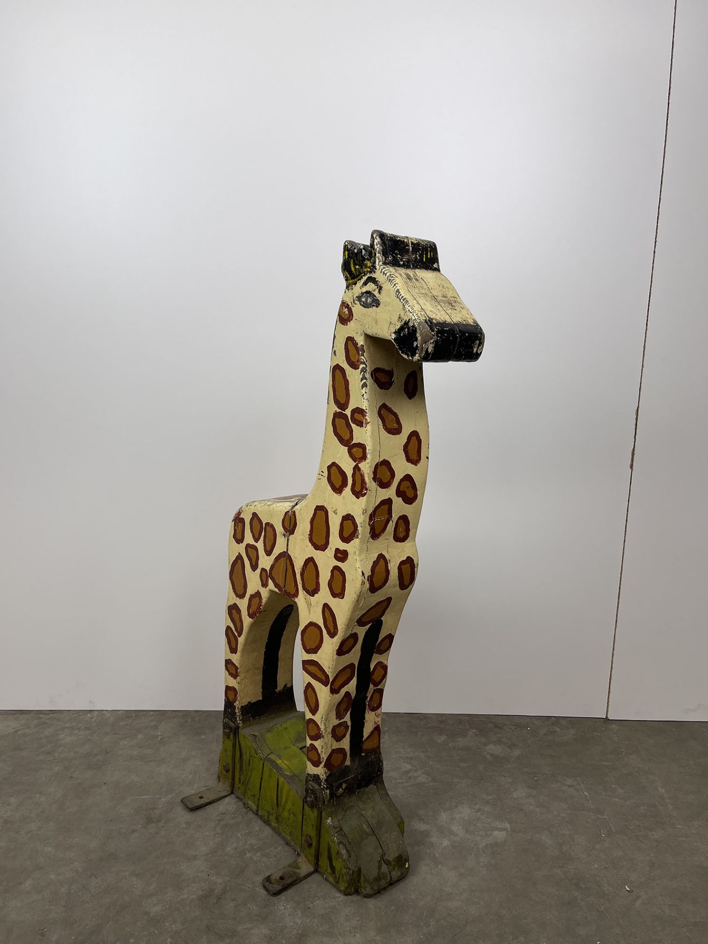 Antique Children's Giraffe Caroulsel Ride - Image 3 of 8