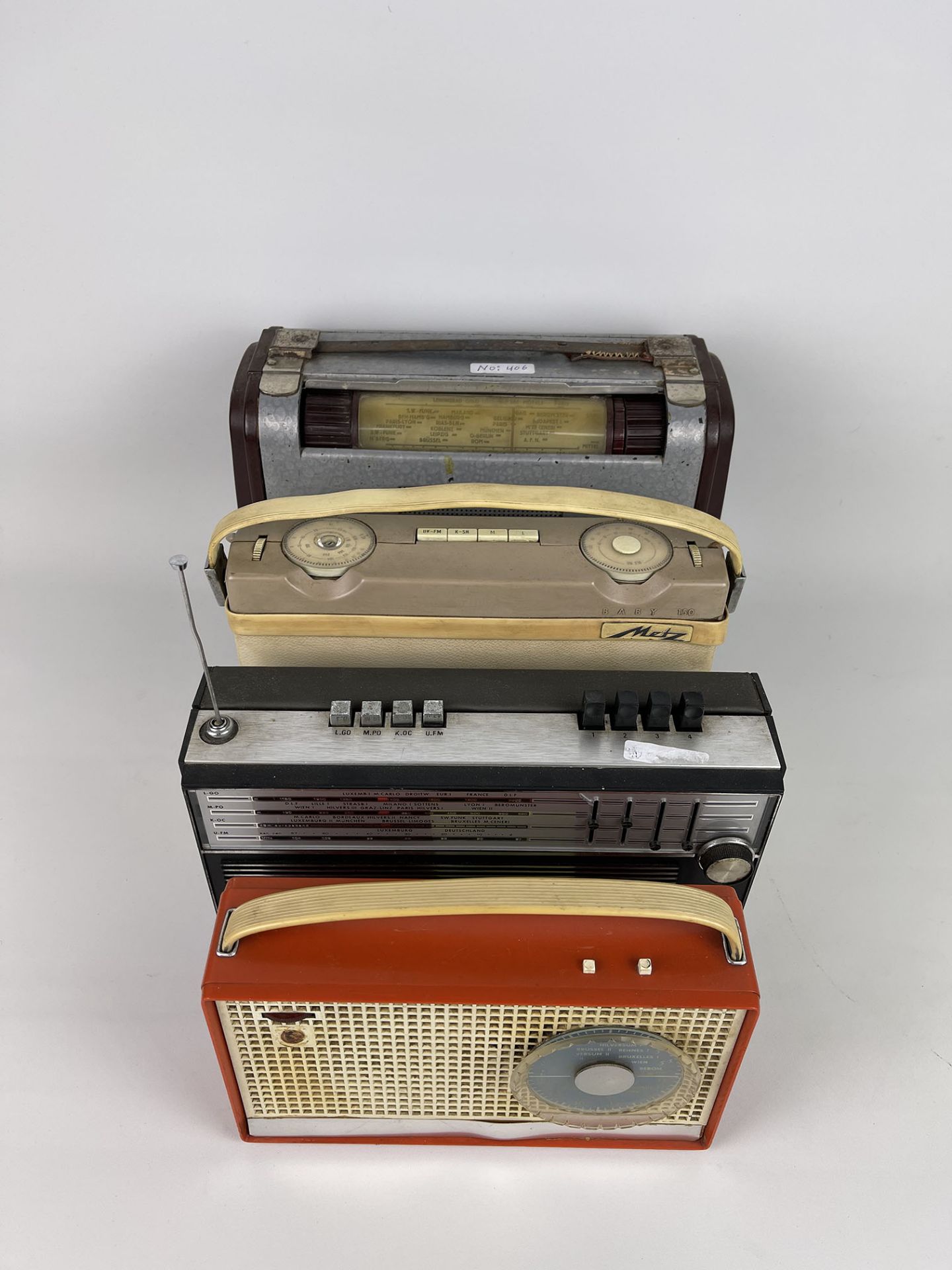 Lot of 4 Vintage Transistor Radios, 1950-1962 - Image 2 of 7