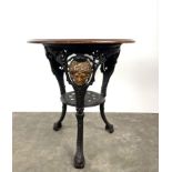 Vintage Round 3 Legged English Pub Table