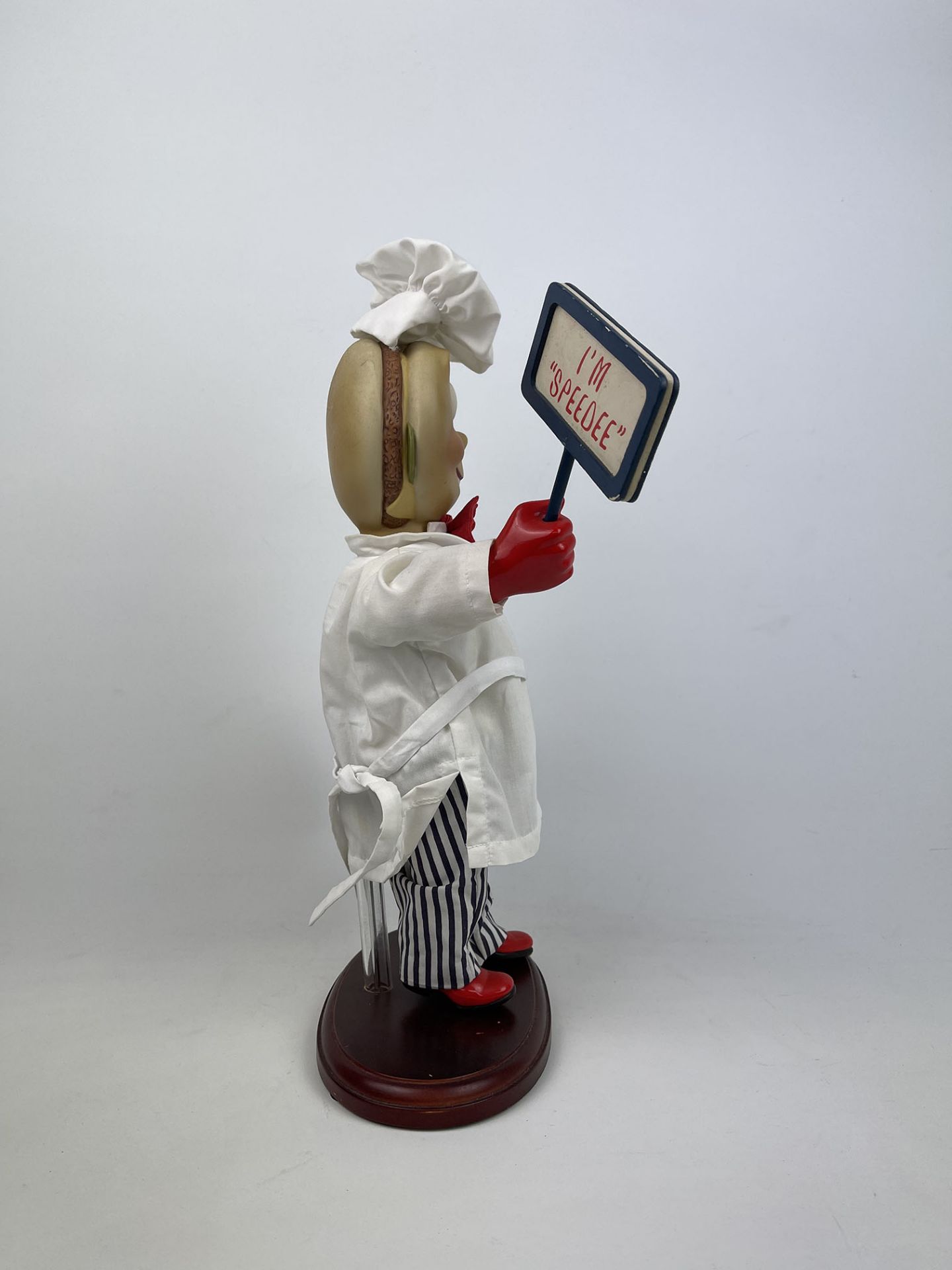 1995 40th Anniversary McDonald's "Speedee" Porcelain Figure - Image 5 of 12