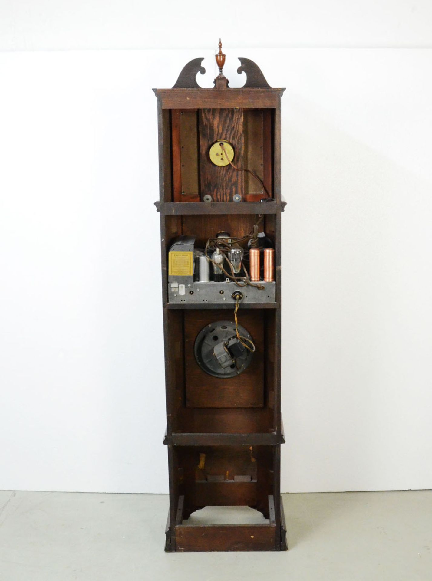 Electric Grandfather Clock Philco Model 70 with AM-Radio - Image 8 of 12