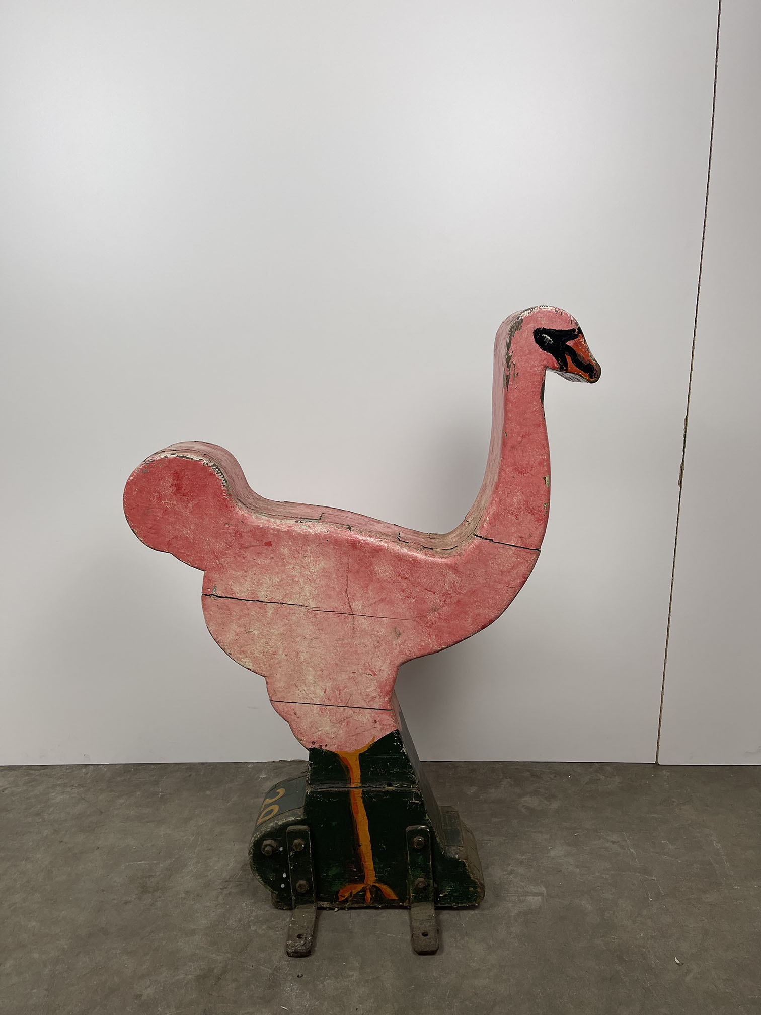 Antique Children's Flamingo Caroulsel Ride - Image 4 of 8