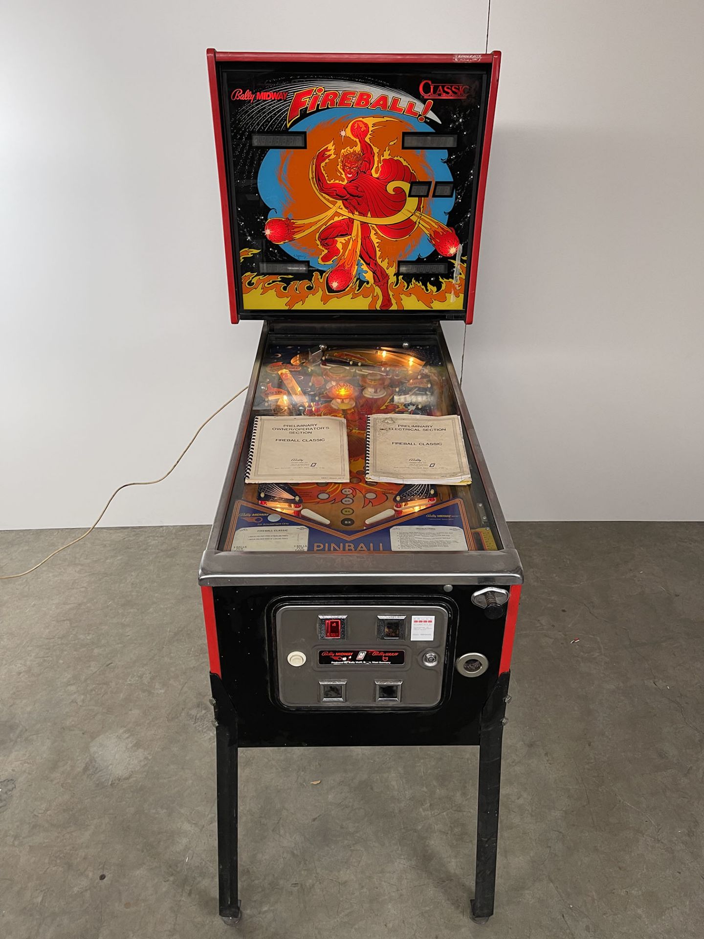 1985 Bally Fireball Classic Pinball Machine - Image 9 of 12