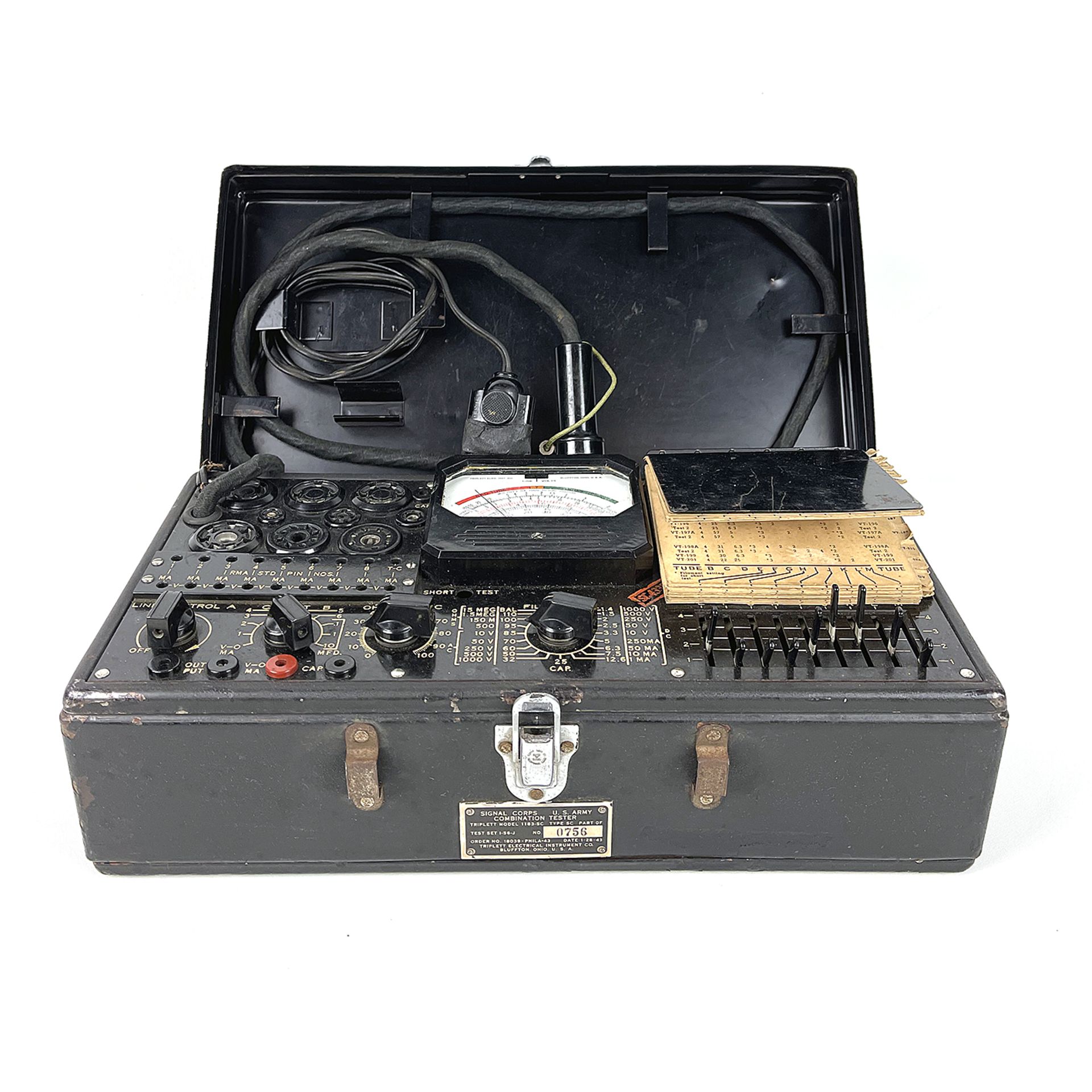 Triplett 1183-SC U. S. Army Combination Tester, 1941