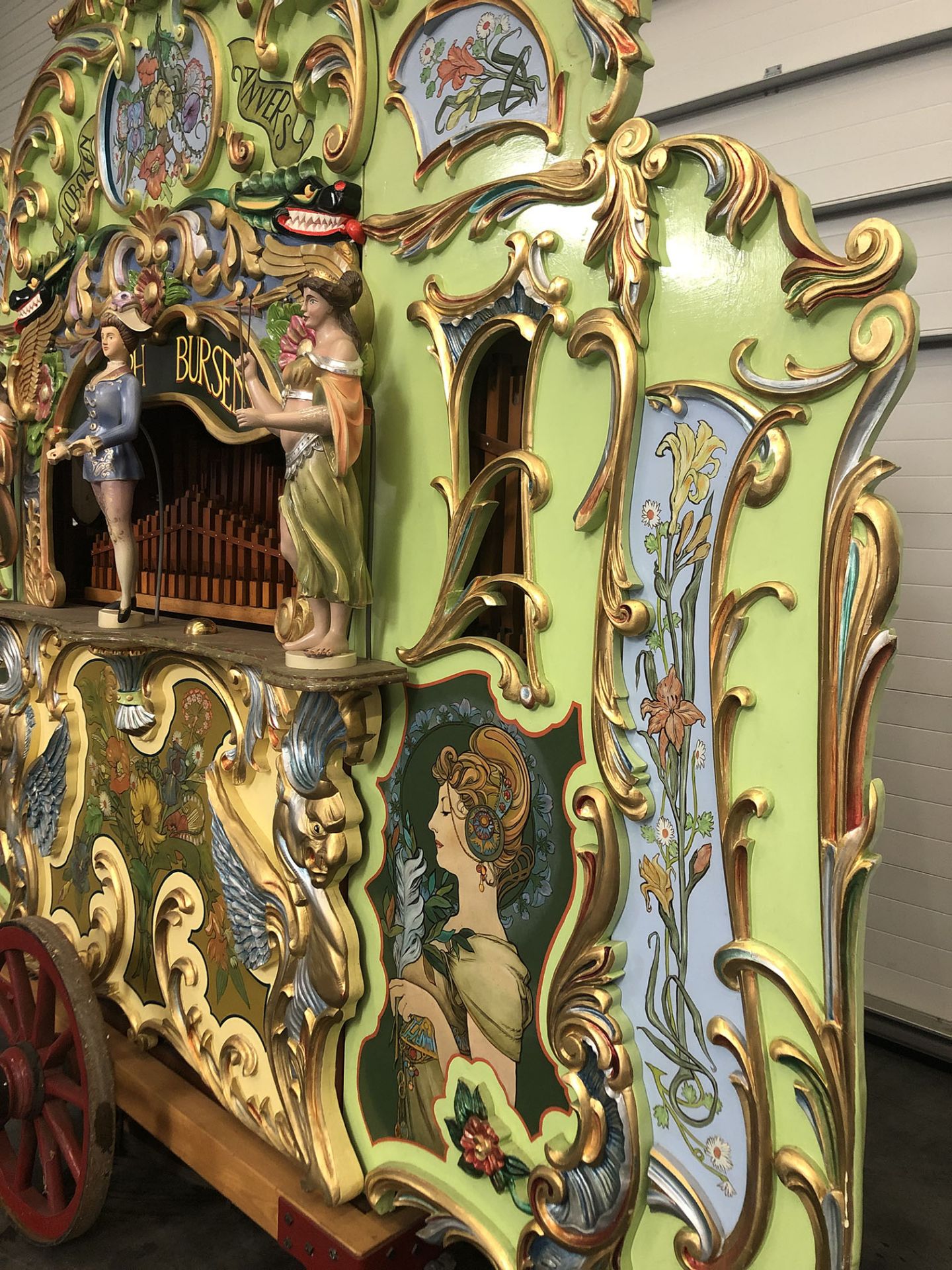 Joseph Bursens 69-Key Fairground Organ with Trailer & 40 Books - Bild 5 aus 20