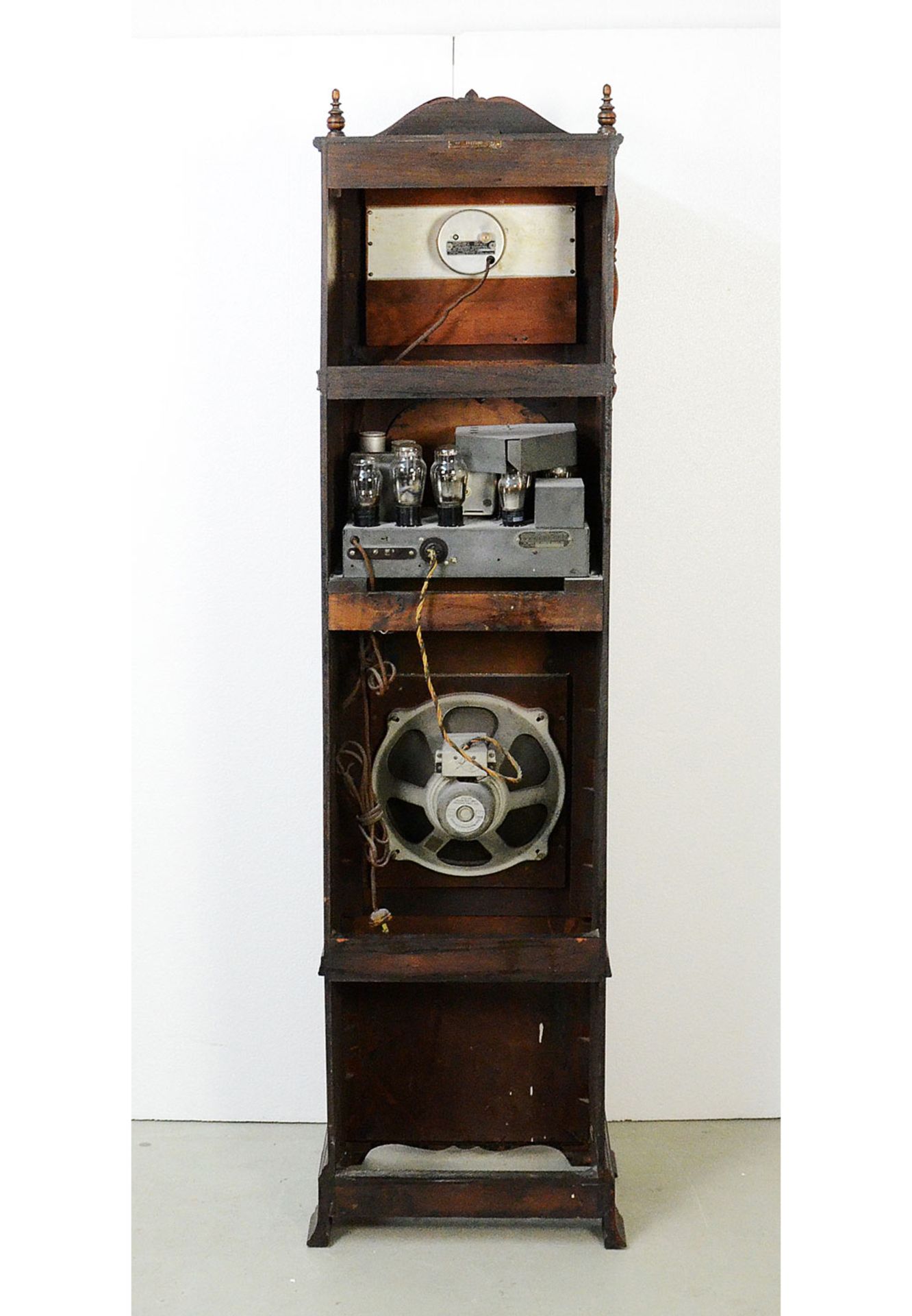 Electric Grandfather Clock Crosley Model 124 with AM-Radio - Image 5 of 7