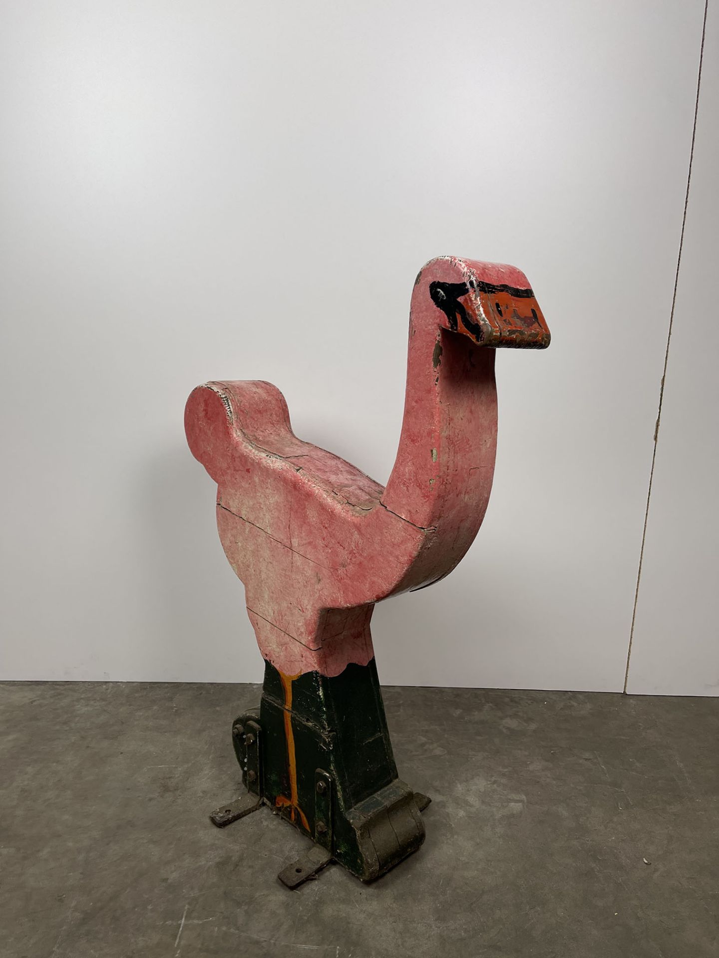 Antique Children's Flamingo Caroulsel Ride - Image 3 of 8