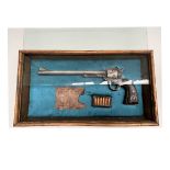 Framed Colt Prop Revolver from USA