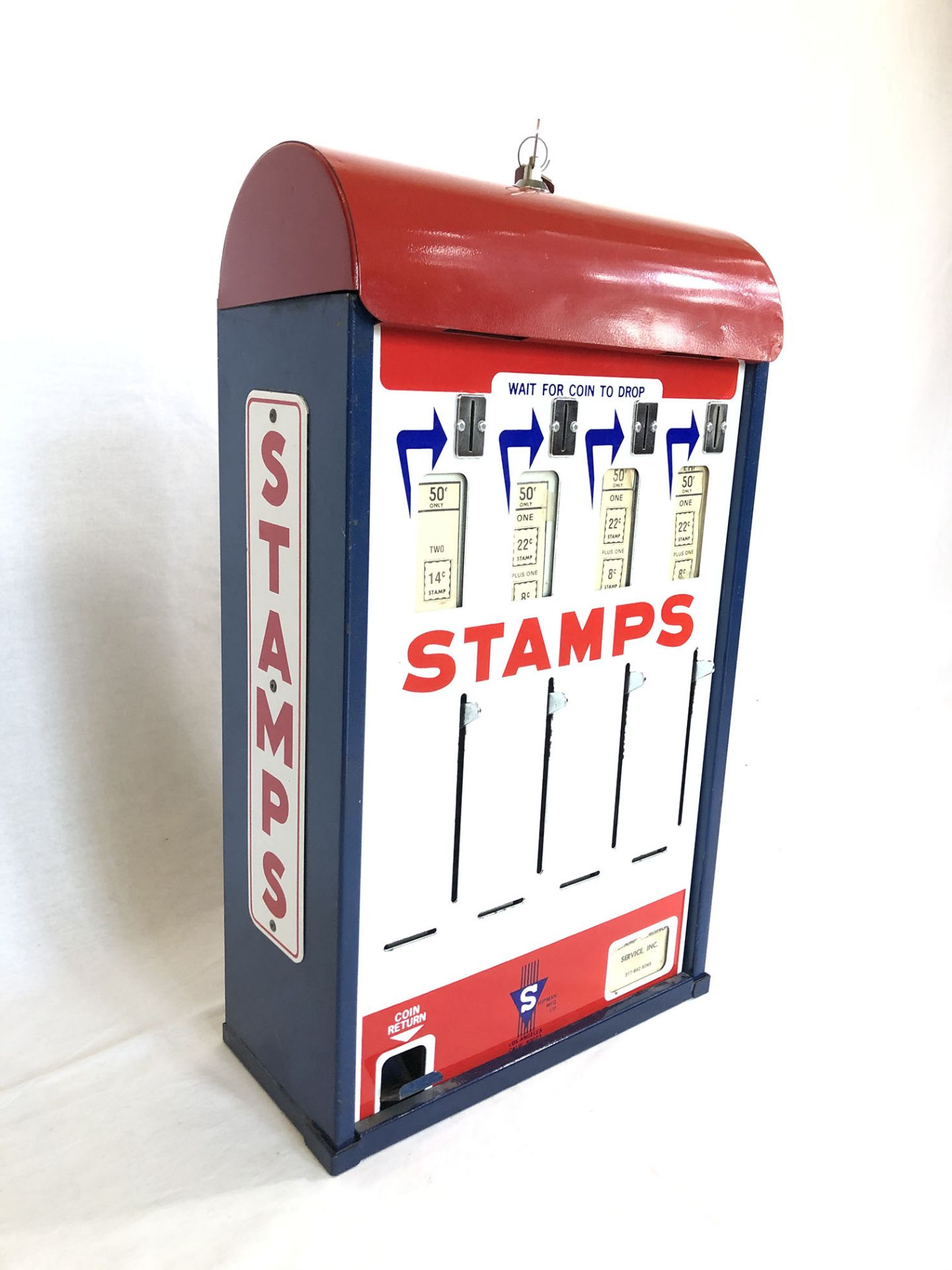 Postage stamp vending machine from the U.S.A