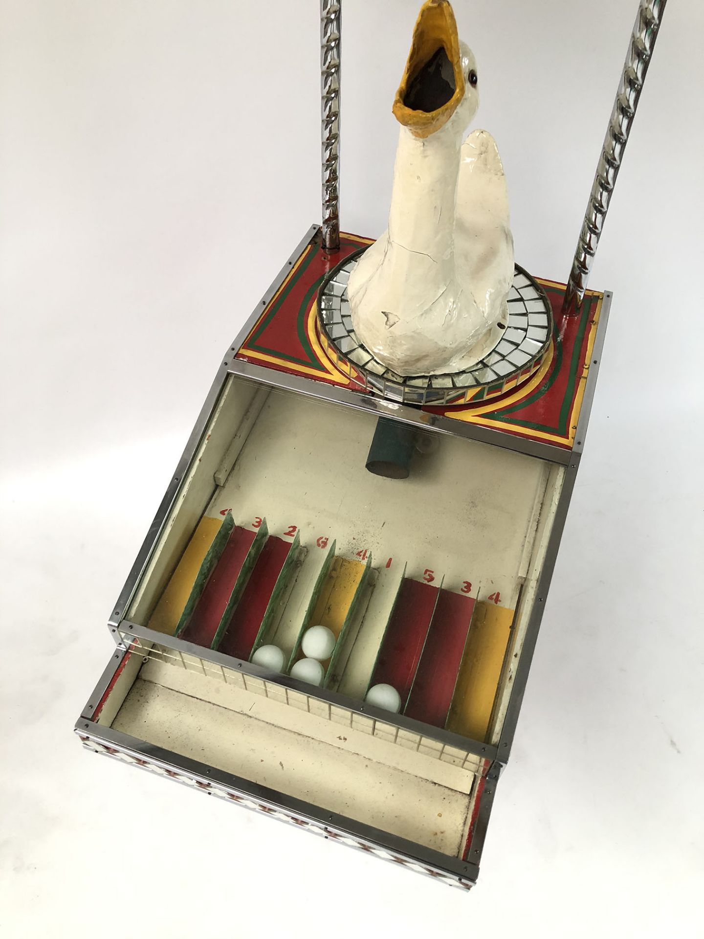 Antique Fairground Goose Ball Game ca. 1920-30 - Image 4 of 4