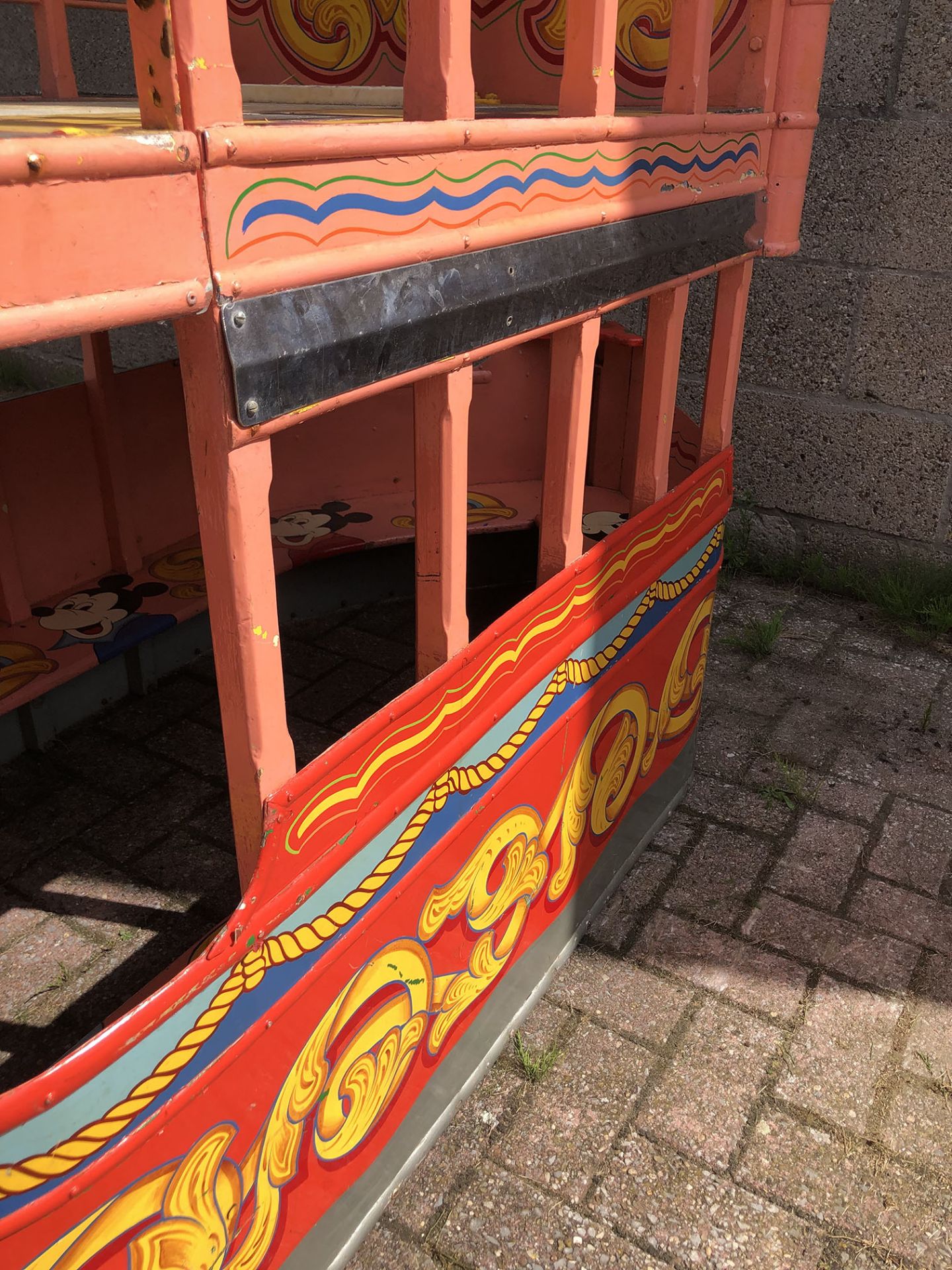 English Coullson Carousel Double-Decker Boat 1951 - Image 11 of 16