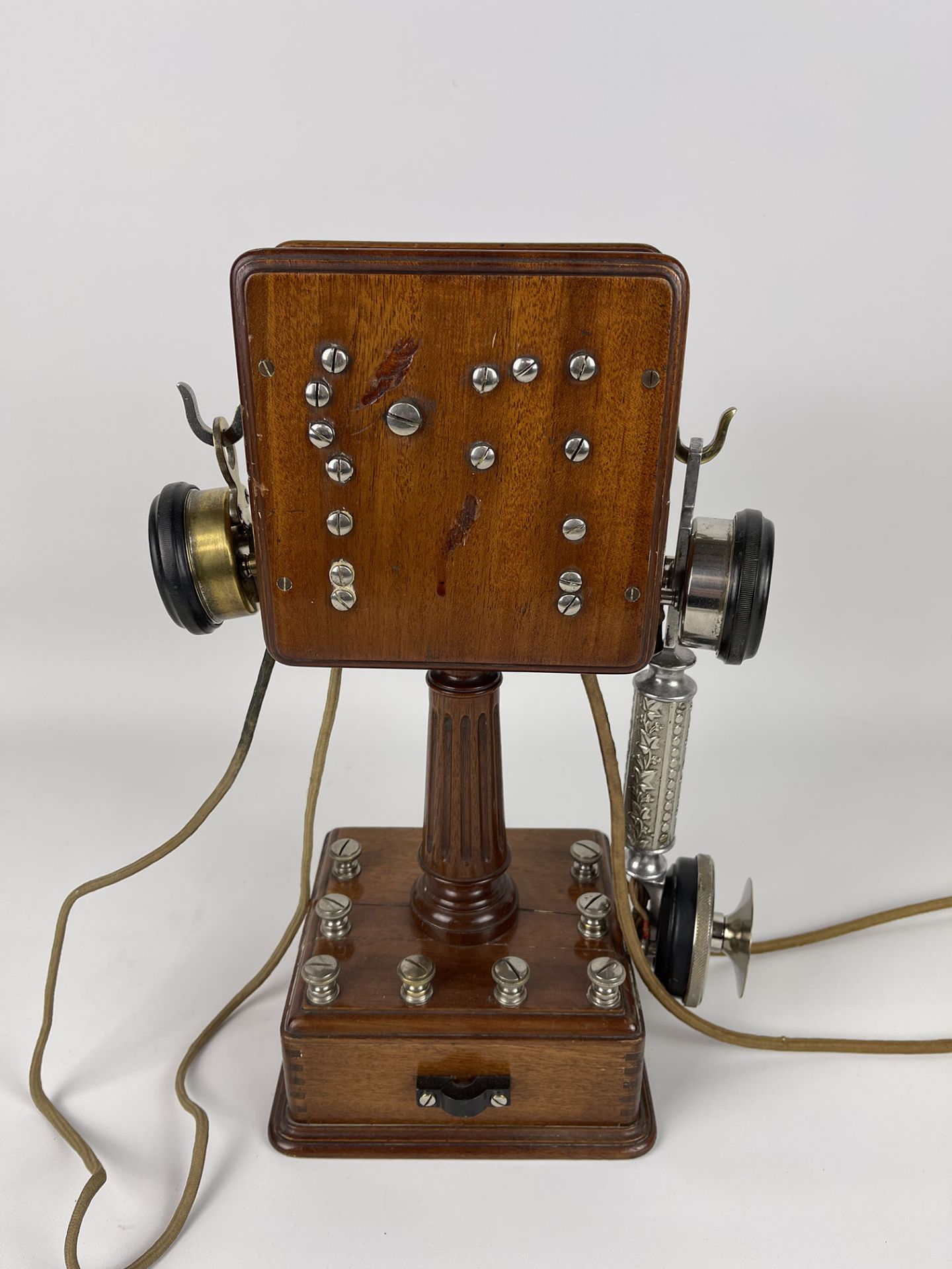 Early Alfred Burgunder Mobile Telephone, ca. 1910, France - Image 4 of 13