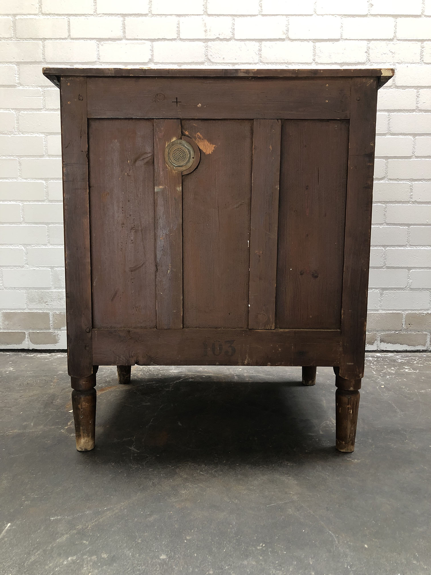 Antique Wooden Frigus Ice Box ca. 1930s - Image 5 of 9