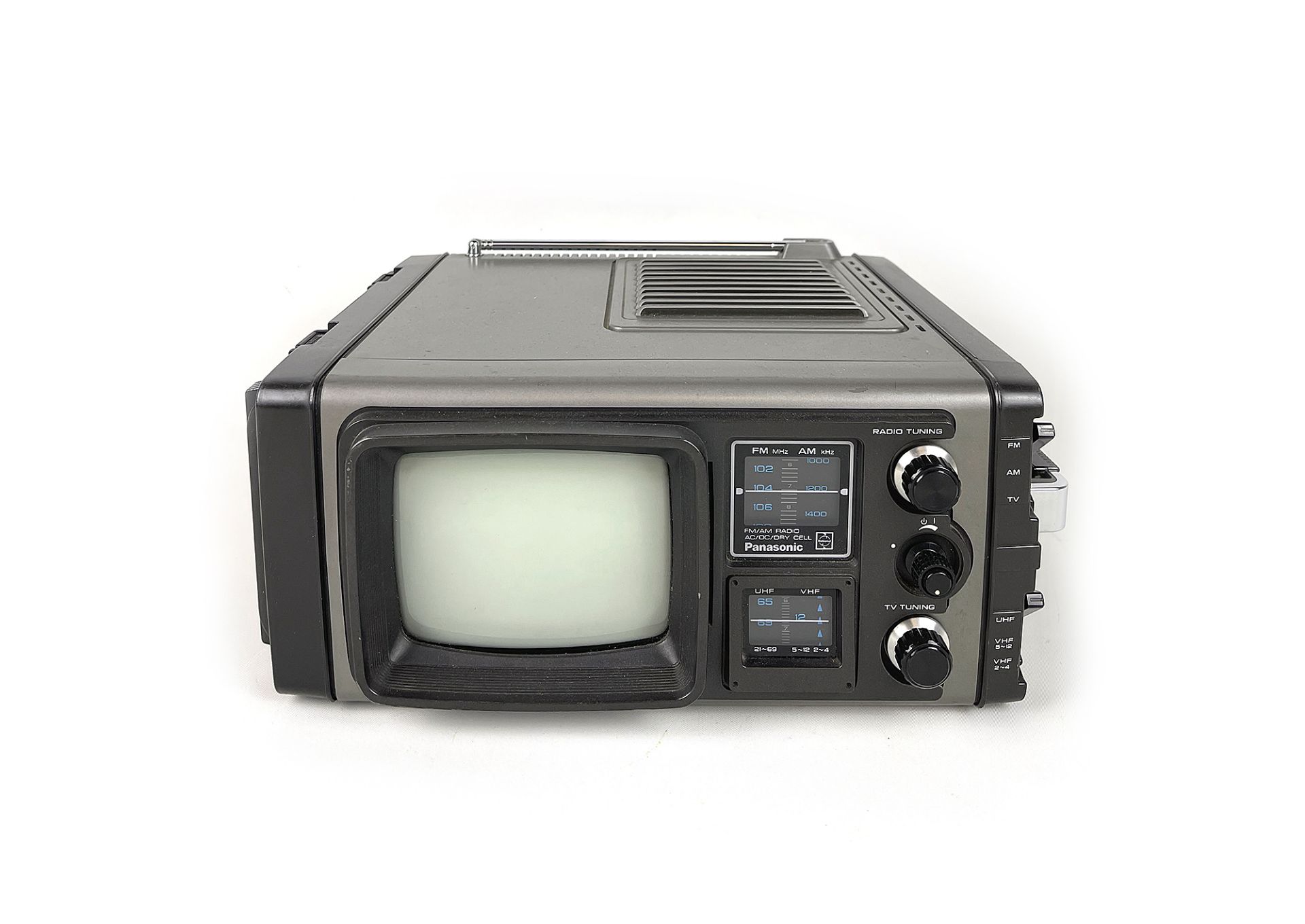 Panasonic TR-5010S Portable B&W TV & Radio, ca. 1978, Japan