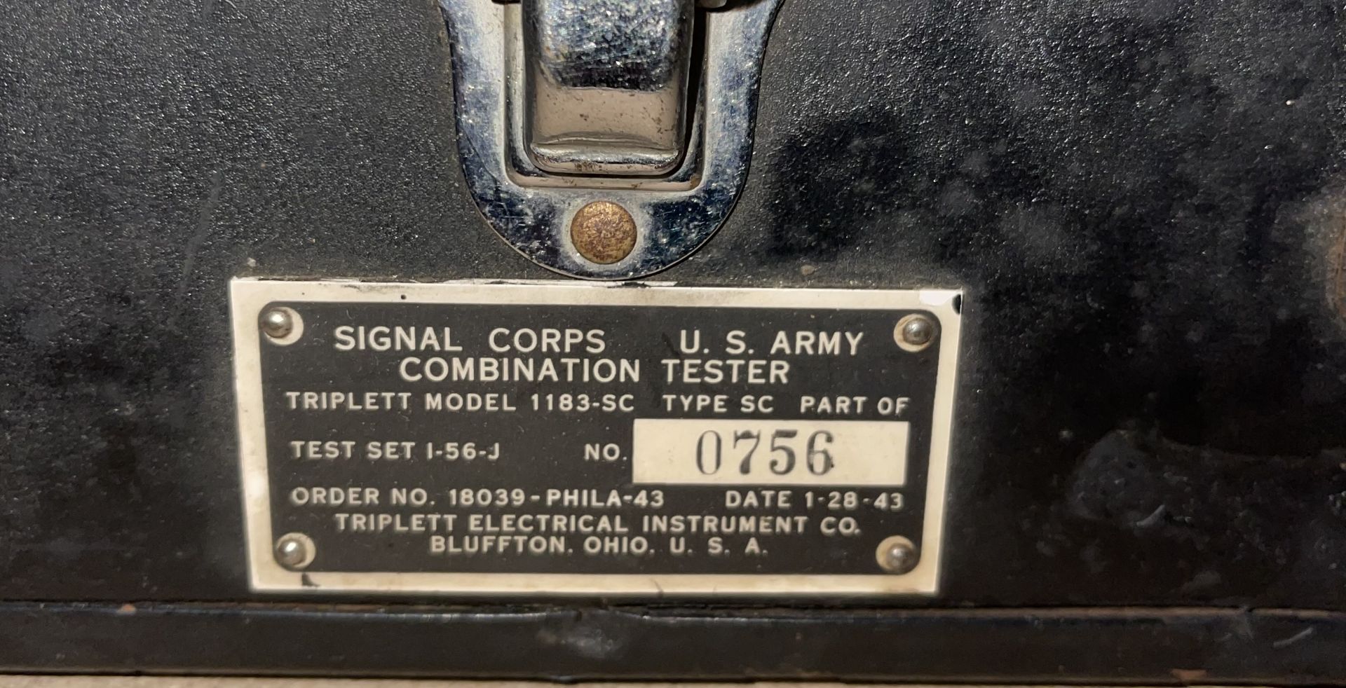 Triplett 1183-SC U. S. Army Combination Tester, 1941 - Bild 12 aus 12