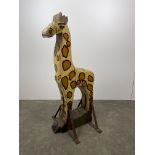 Antique Children's Giraffe Caroulsel Ride
