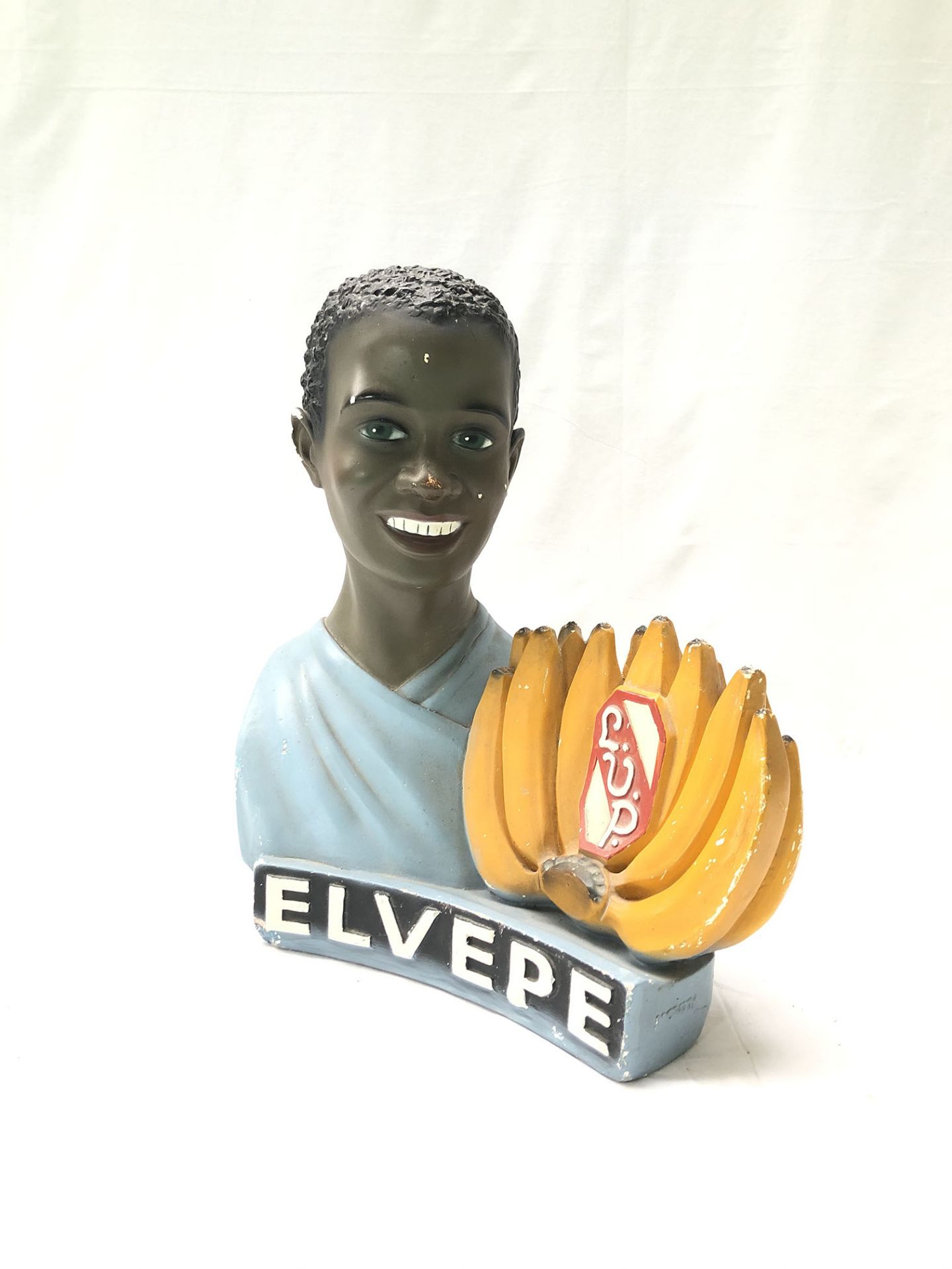Original L.V.P./Elvepe Plaster Banana Advertising Statue - Image 2 of 3