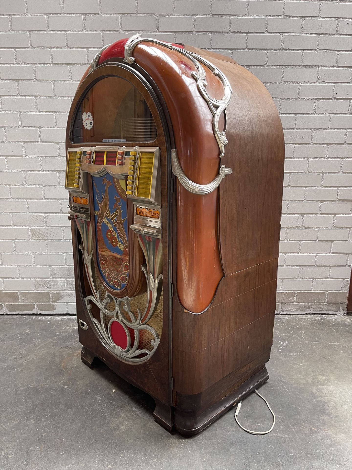 Wurlitzer Model 850 Peacock Jukebox - Image 5 of 15