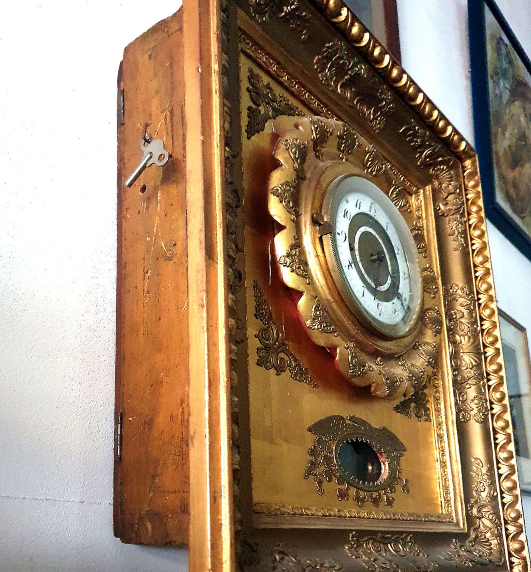 Vienna Picture Clock with Music & Date ca. 1870 - Bild 3 aus 4