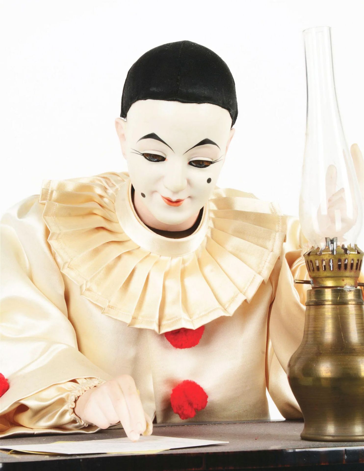 "Pierrot Ecrivain" Musical Automaton made by Christian Bailly - Image 4 of 7