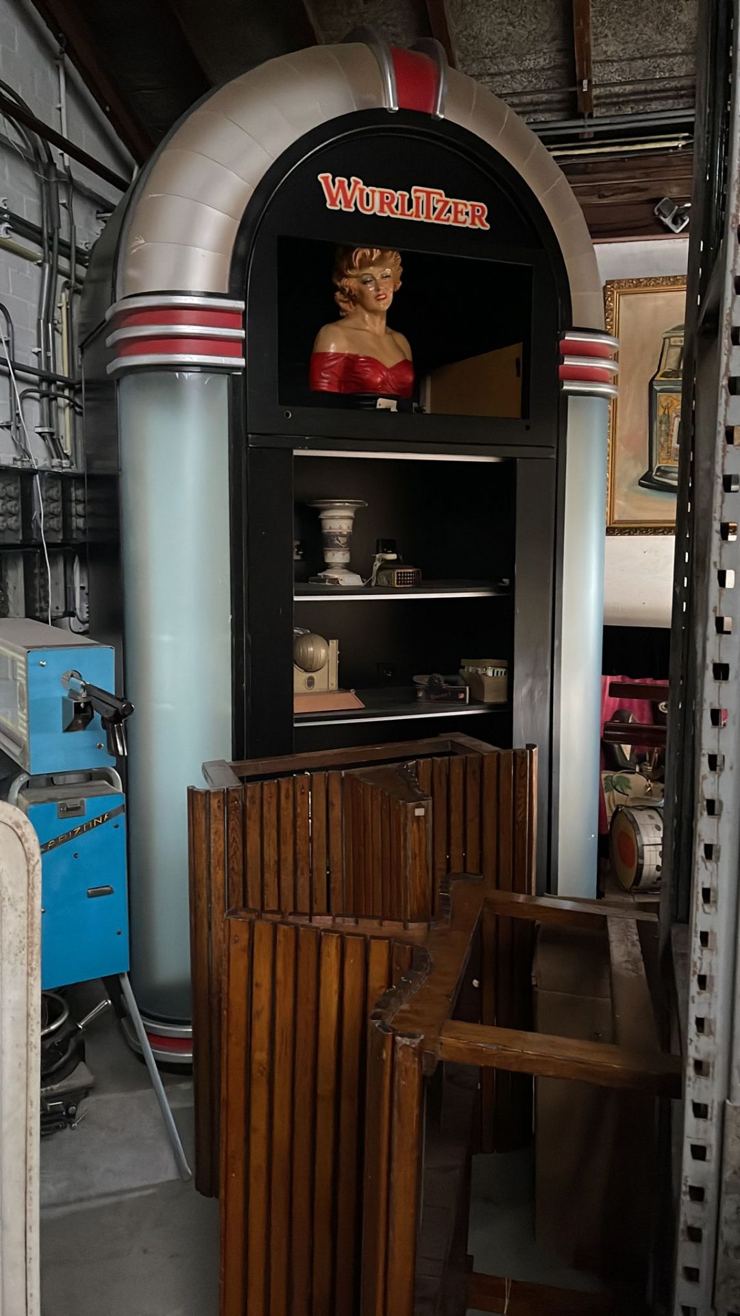 Gigantic 4 Meter tall Wurlitzer Display Jukebox with Light