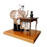 Werner Tschudin Copy of Gustave Vichy "Pierrot Ecrivain" Automaton