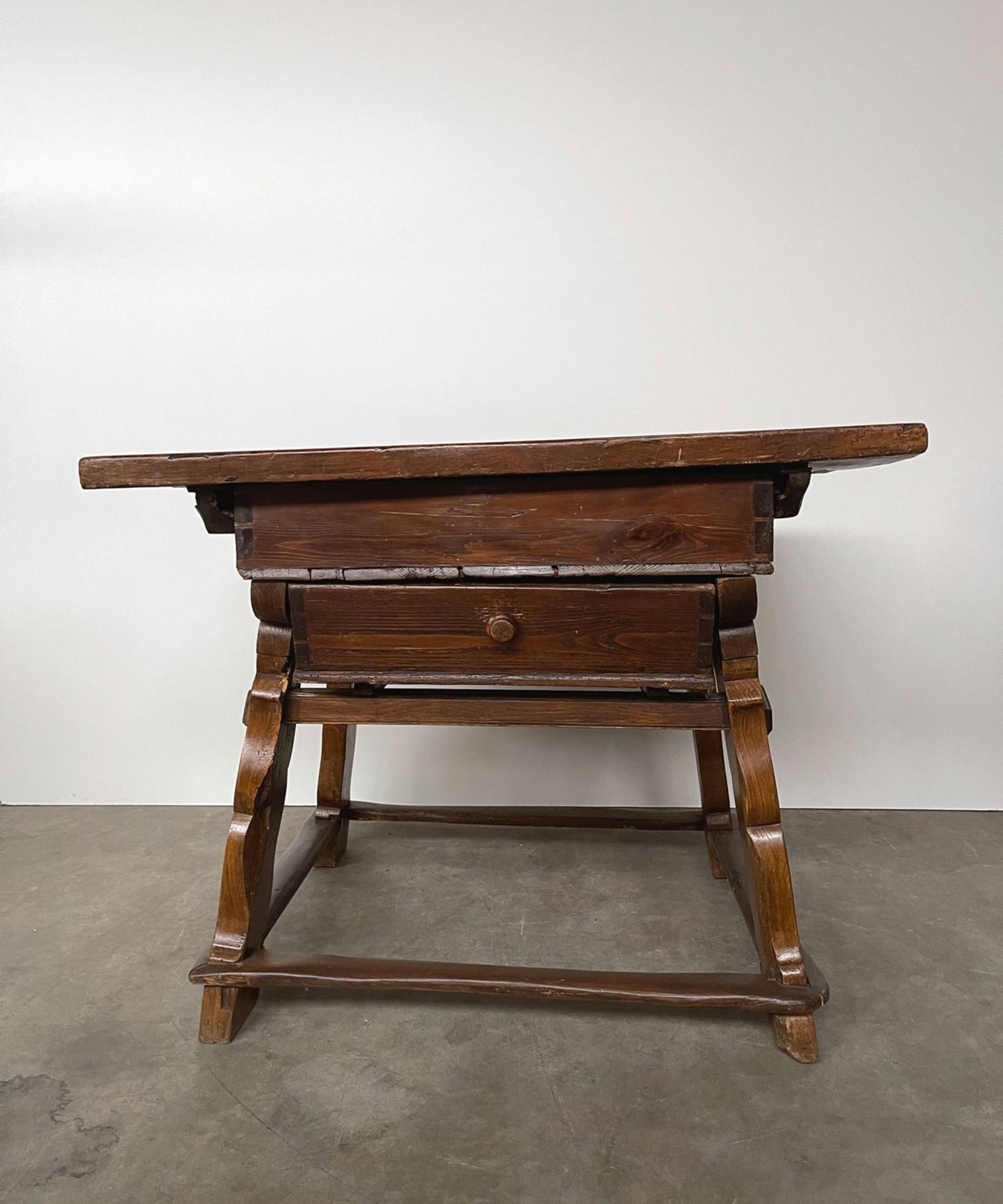 Antique Wooden Pay Table