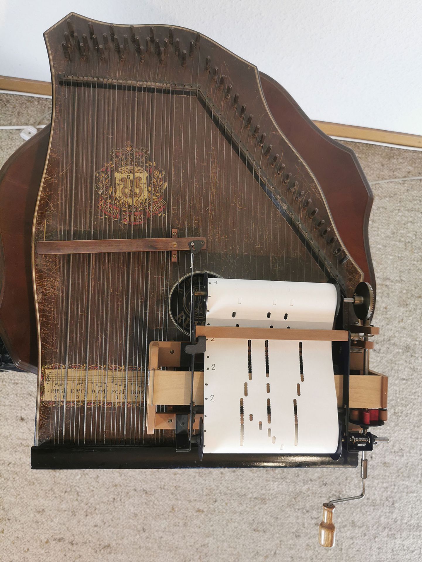 Triola mechanism on a Kronenzither Reform Instrument - Bild 3 aus 6