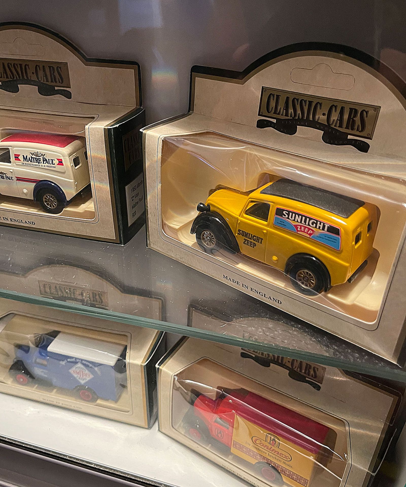 Showcase with 42 various miniature cars - Image 12 of 16