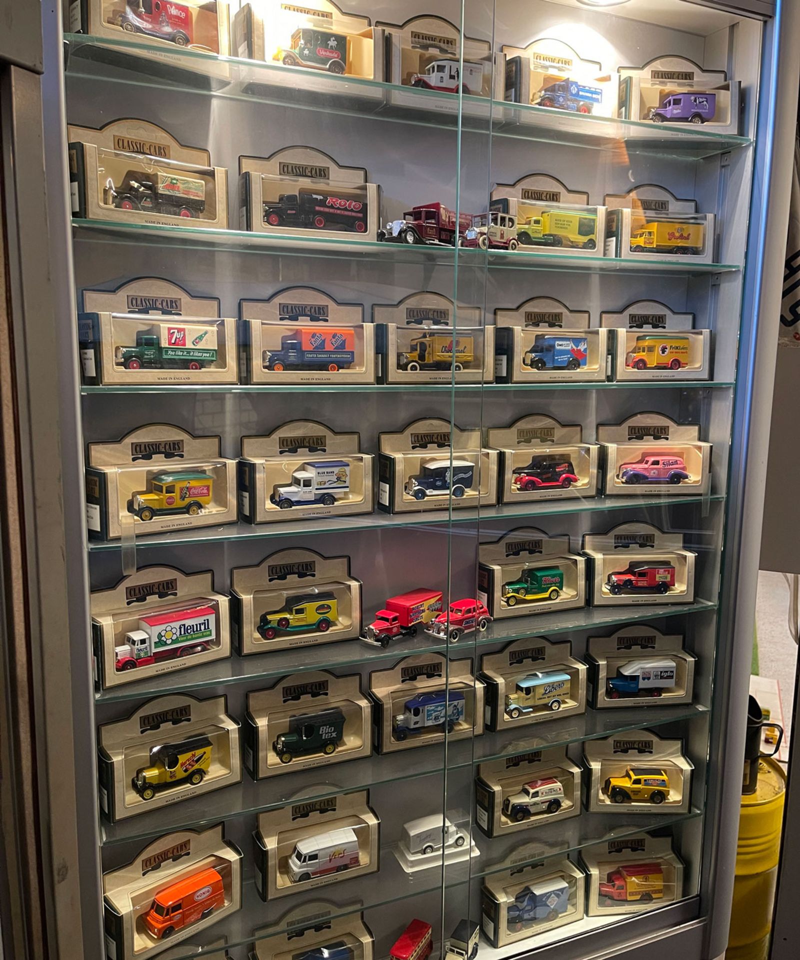Showcase with 42 various miniature cars - Image 2 of 16