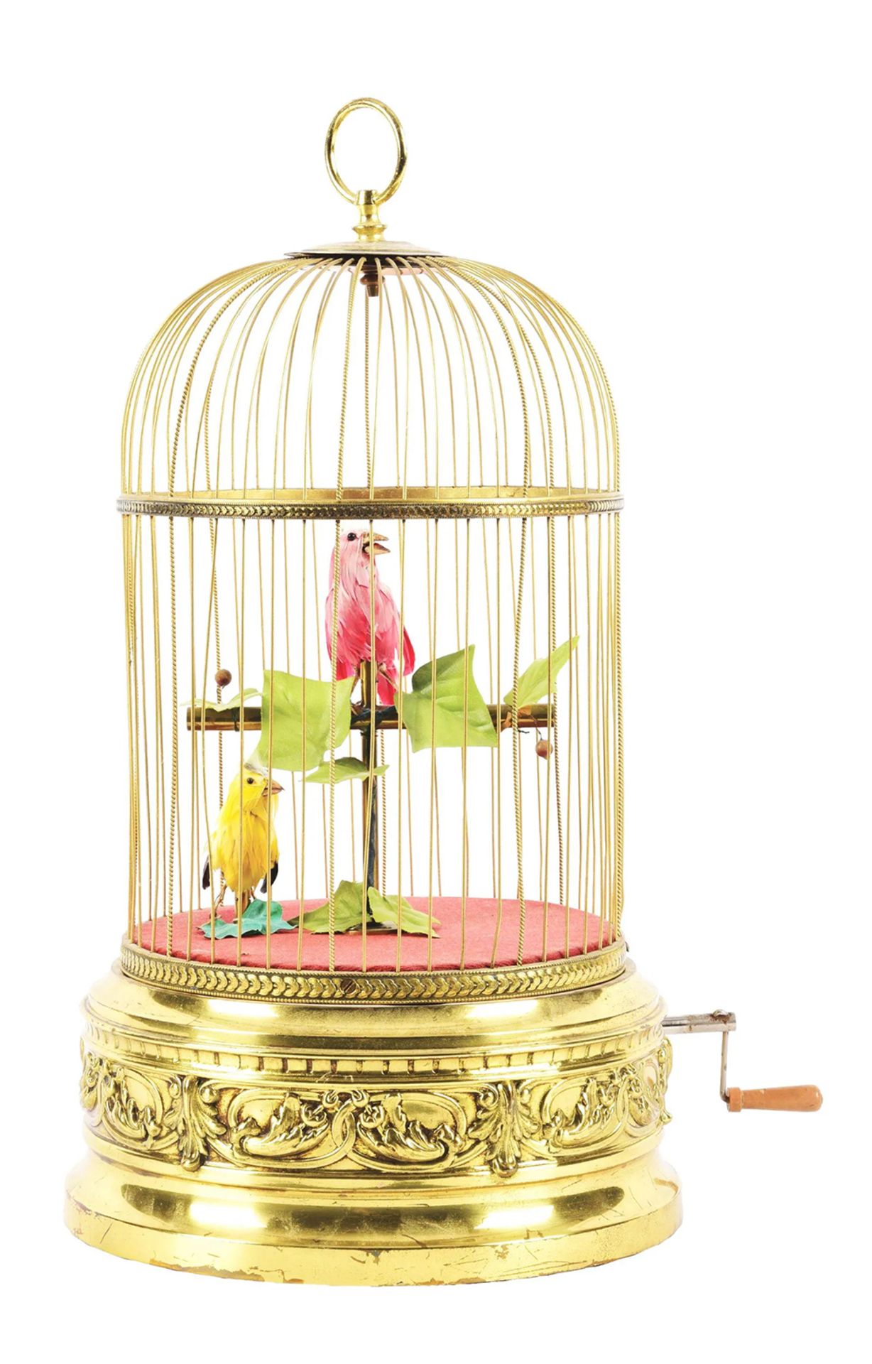 Reuge Swiss Singing Bird Cage Automaton