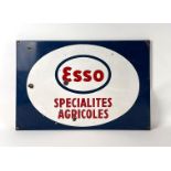 Esso Enamel Advertising Sign