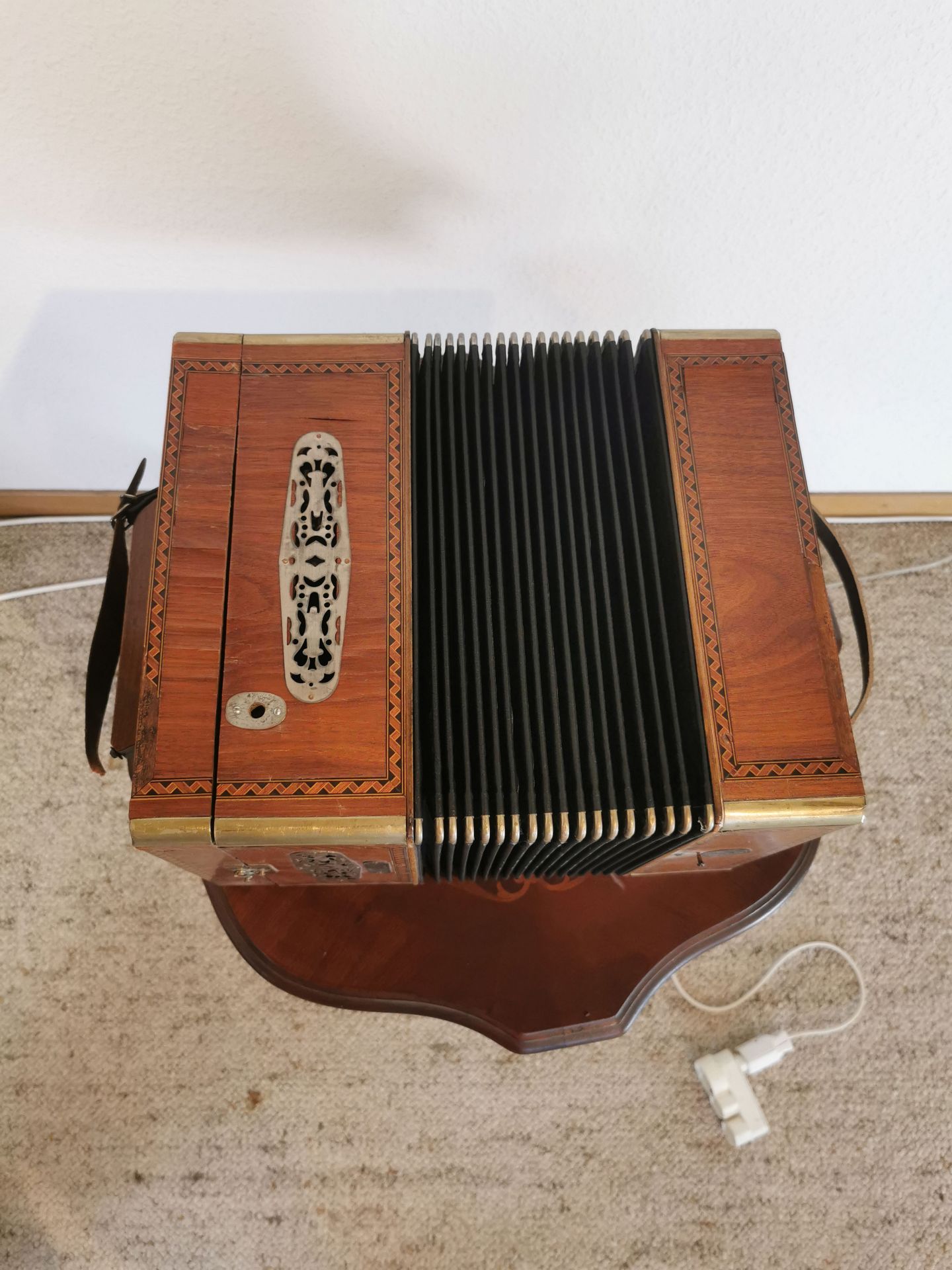 Tanzbär 30-Note Music Roll Operated Concertina ca. 1910  - Image 3 of 9