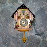 Wooden German Cuckoo Clock with DRGM Serial Nr.
